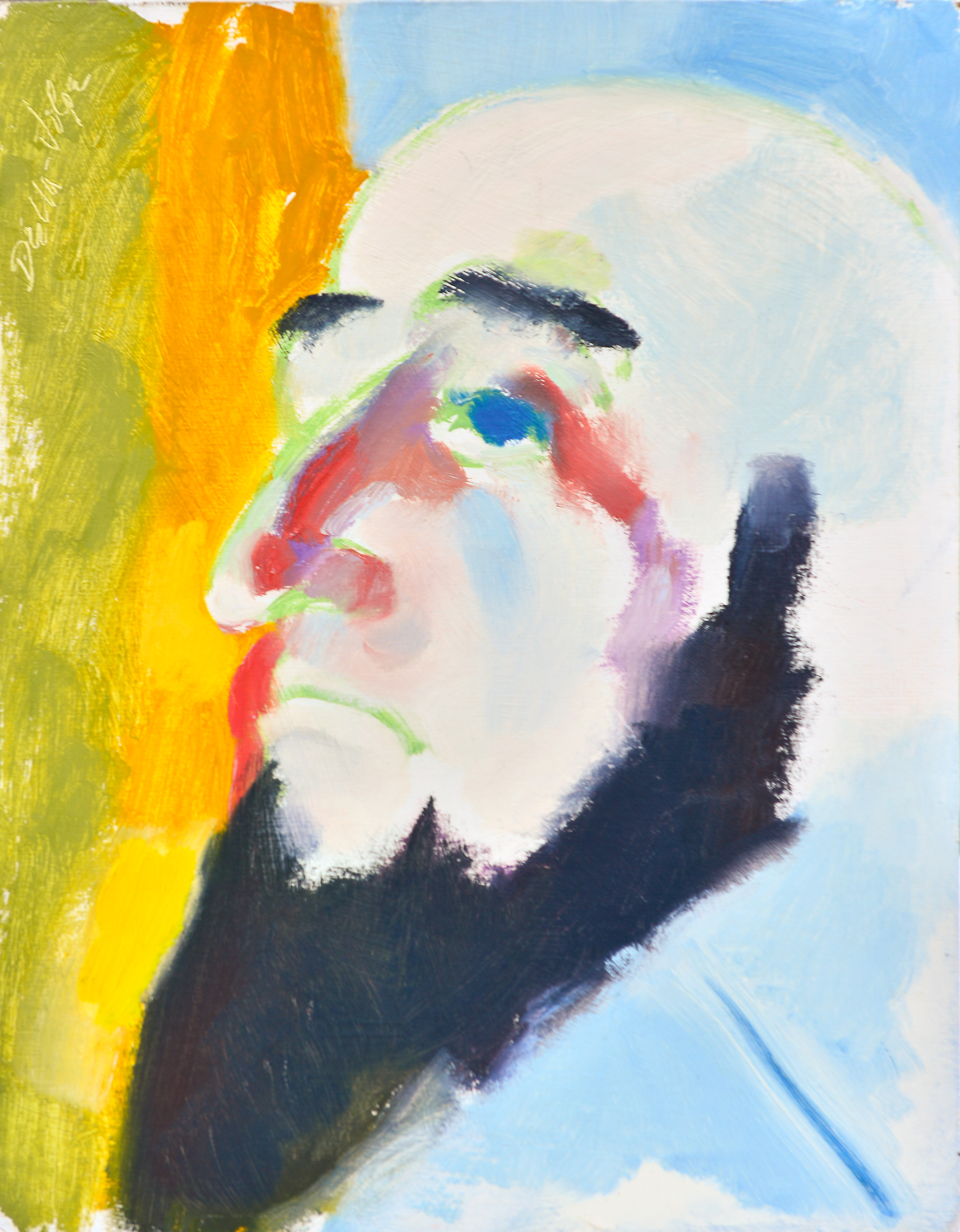 "Musician" a/board, 14x11