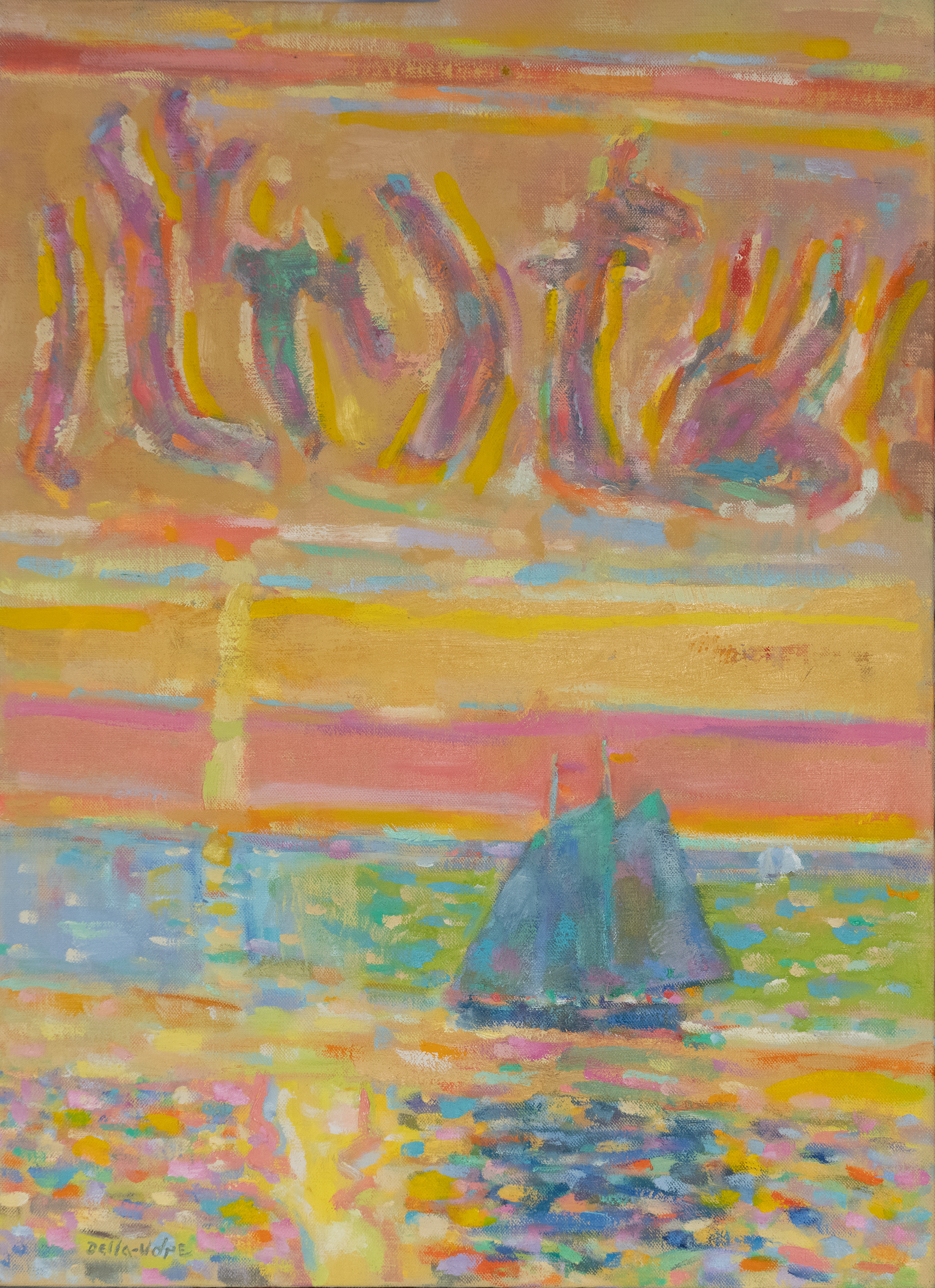 Rhythmic Clouds  oc 30x22 