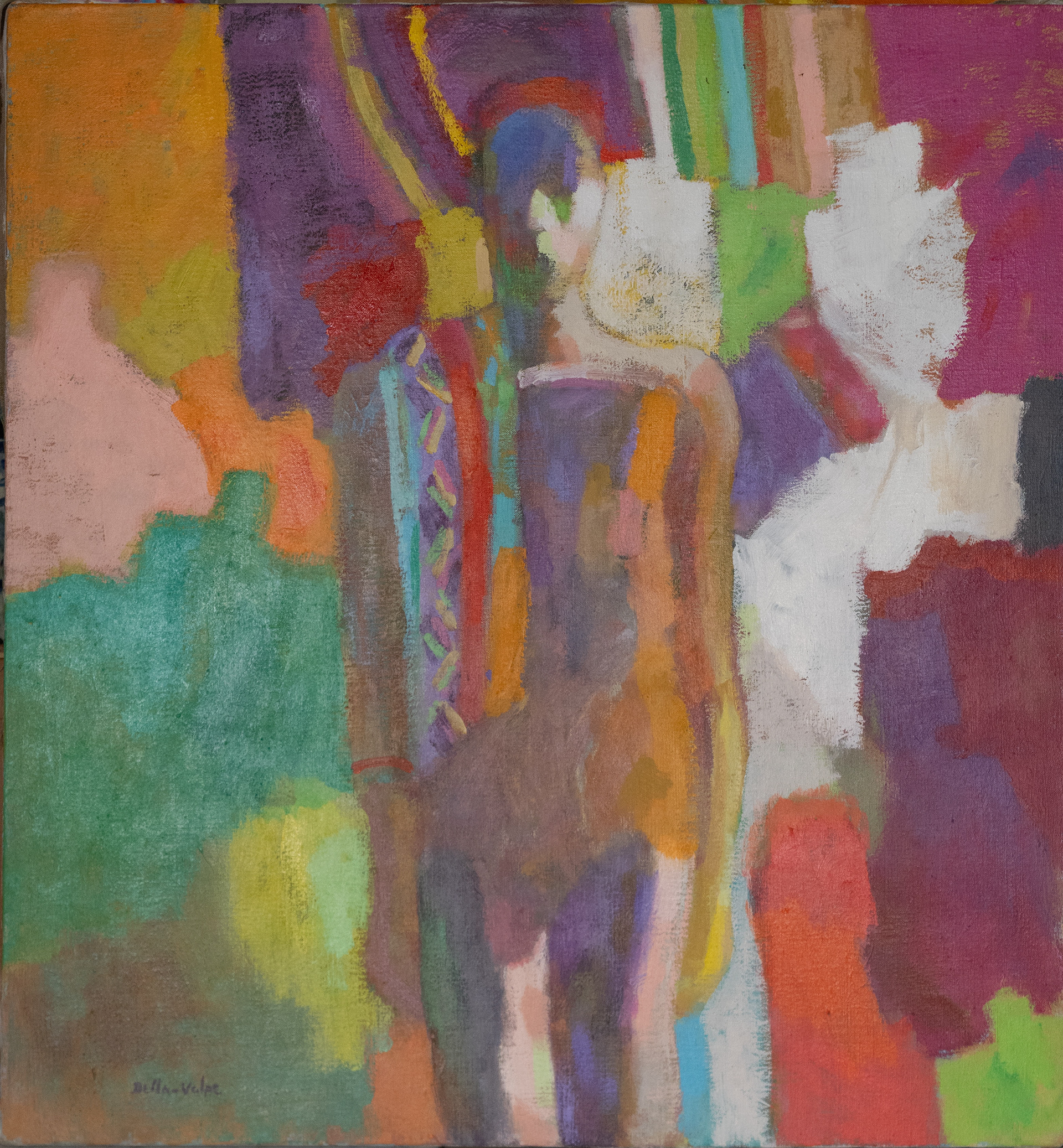 "After the Swim", 32x30, oil/c, sll