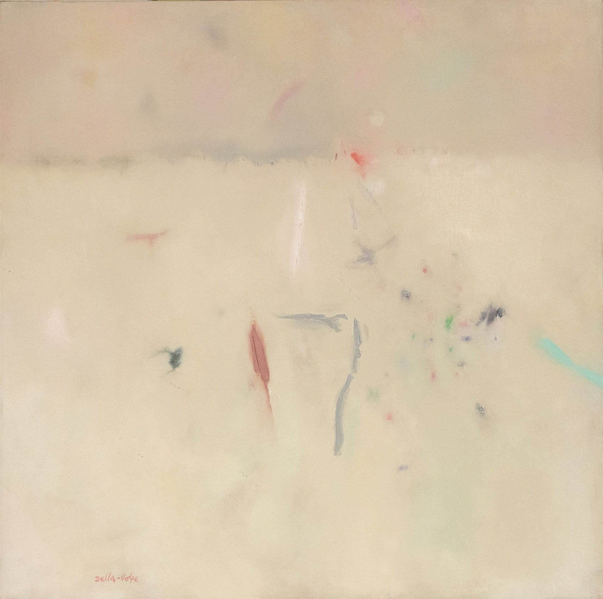 "Beach Wisps"26x26,o/c, sll ('66 +'77) 