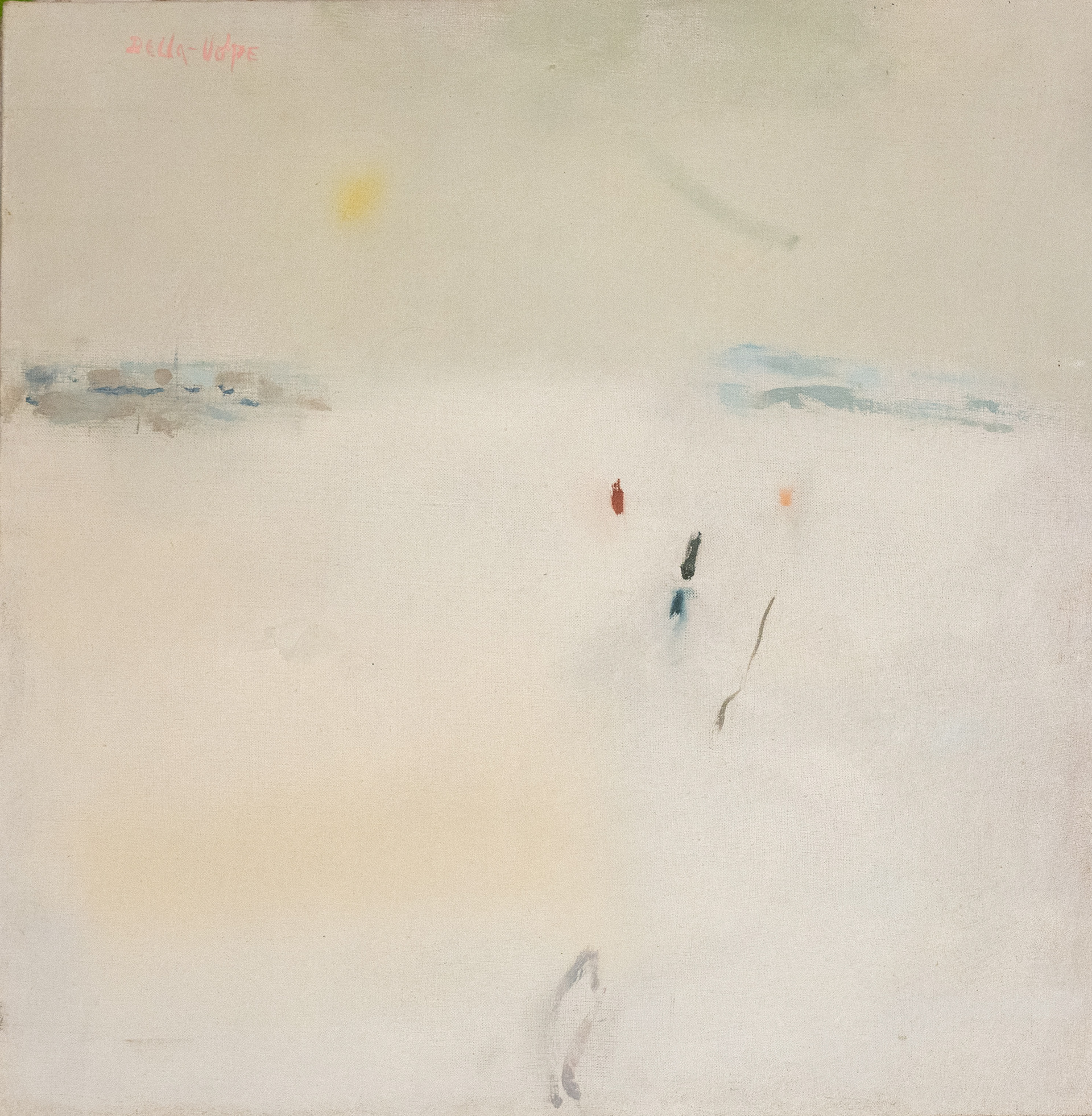 "Red Marker' 22x22,o/c,sul (1977)