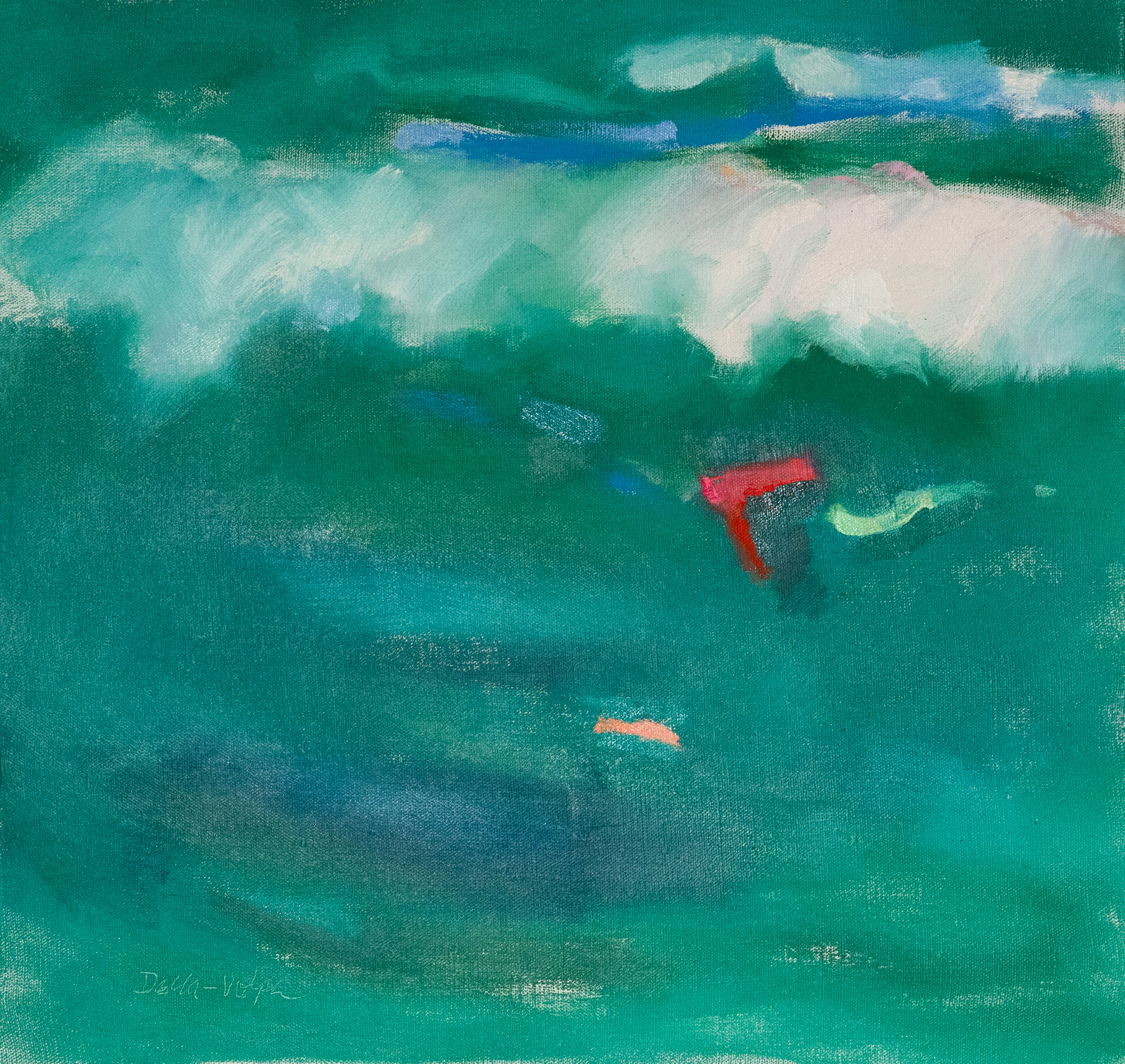 No title, 20x20, o/c, sll intaglio