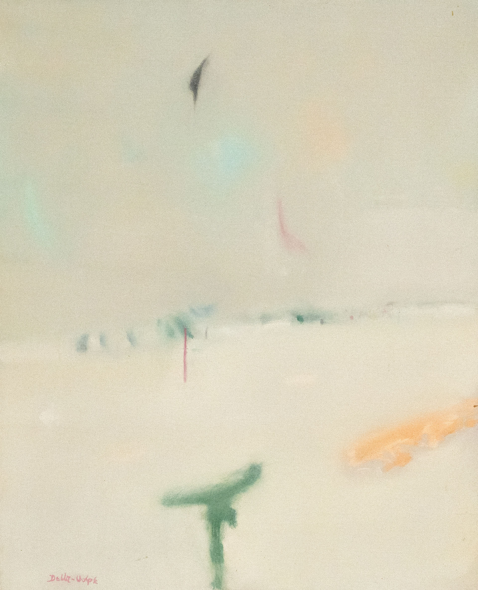 "Red Pole" 22x18,o/c, sll(Jan 1977)