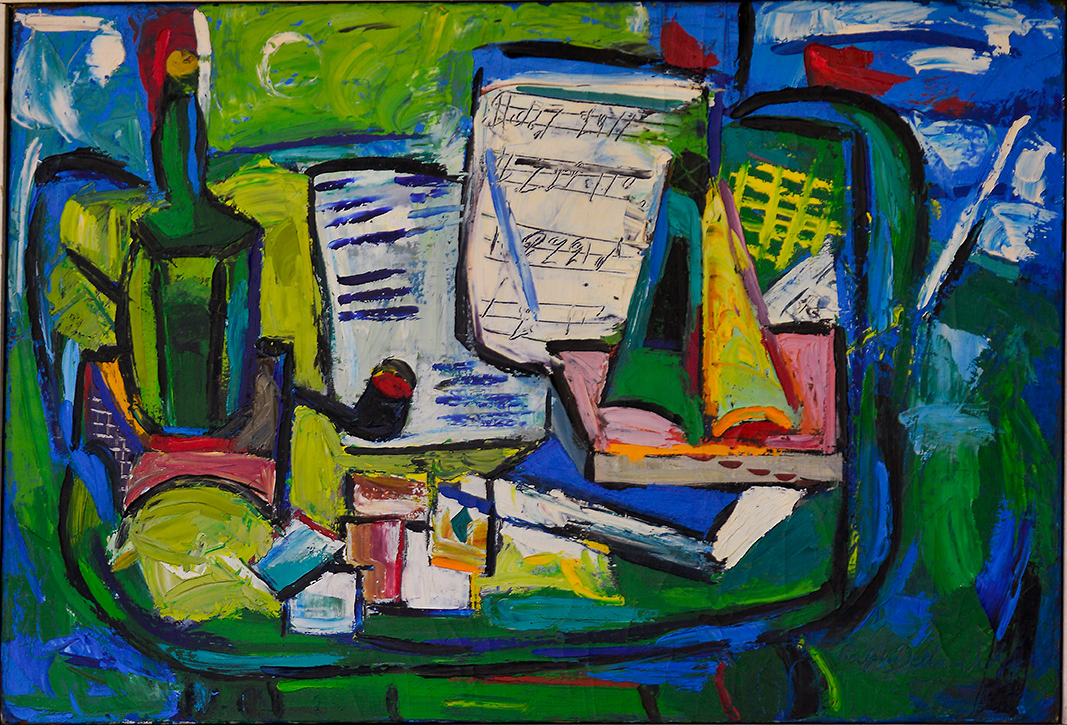 "Musician's Table" (1950) 24x35 