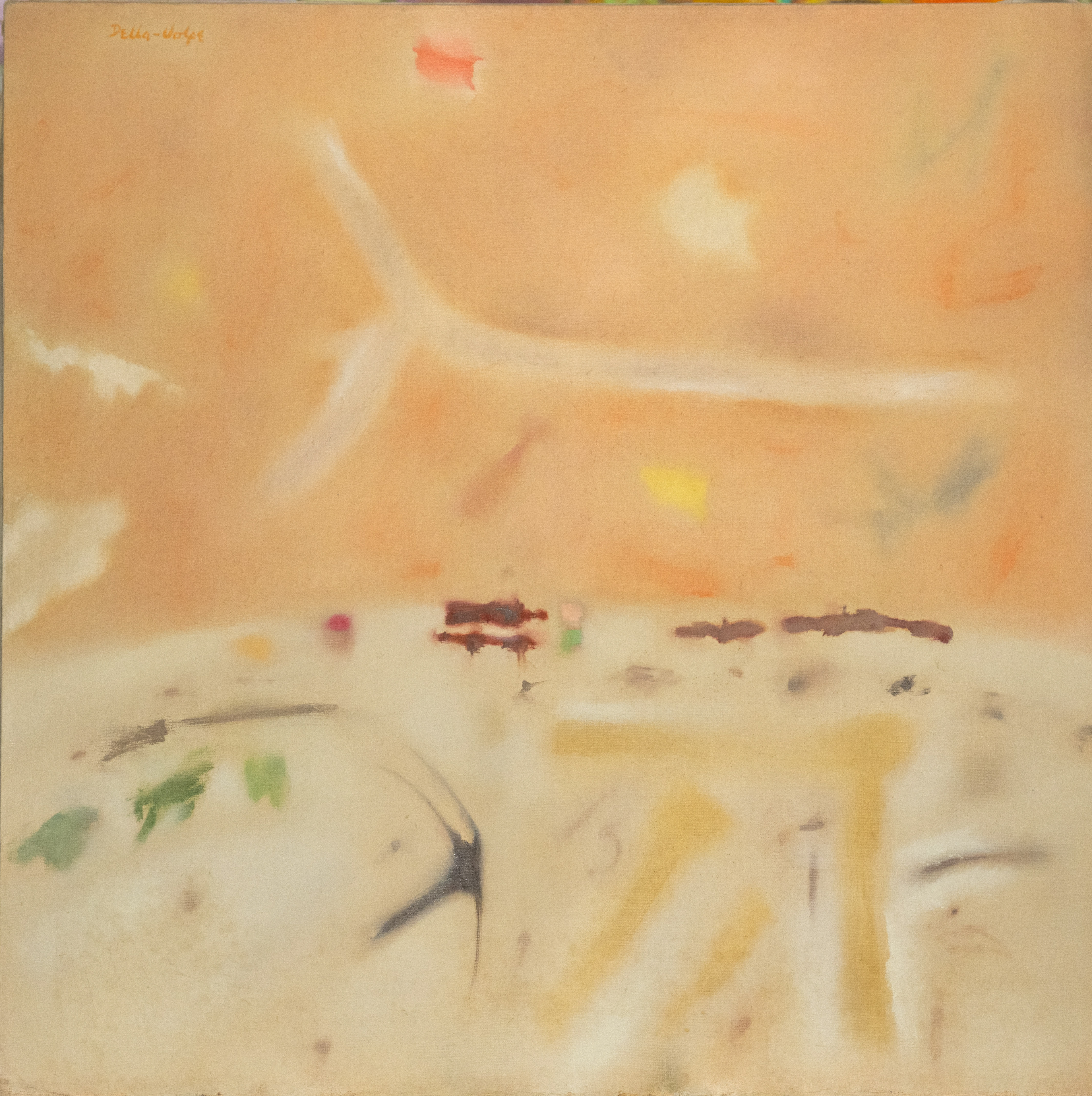 "Busy Beach" 30x30, o/c, sul ( 1977)