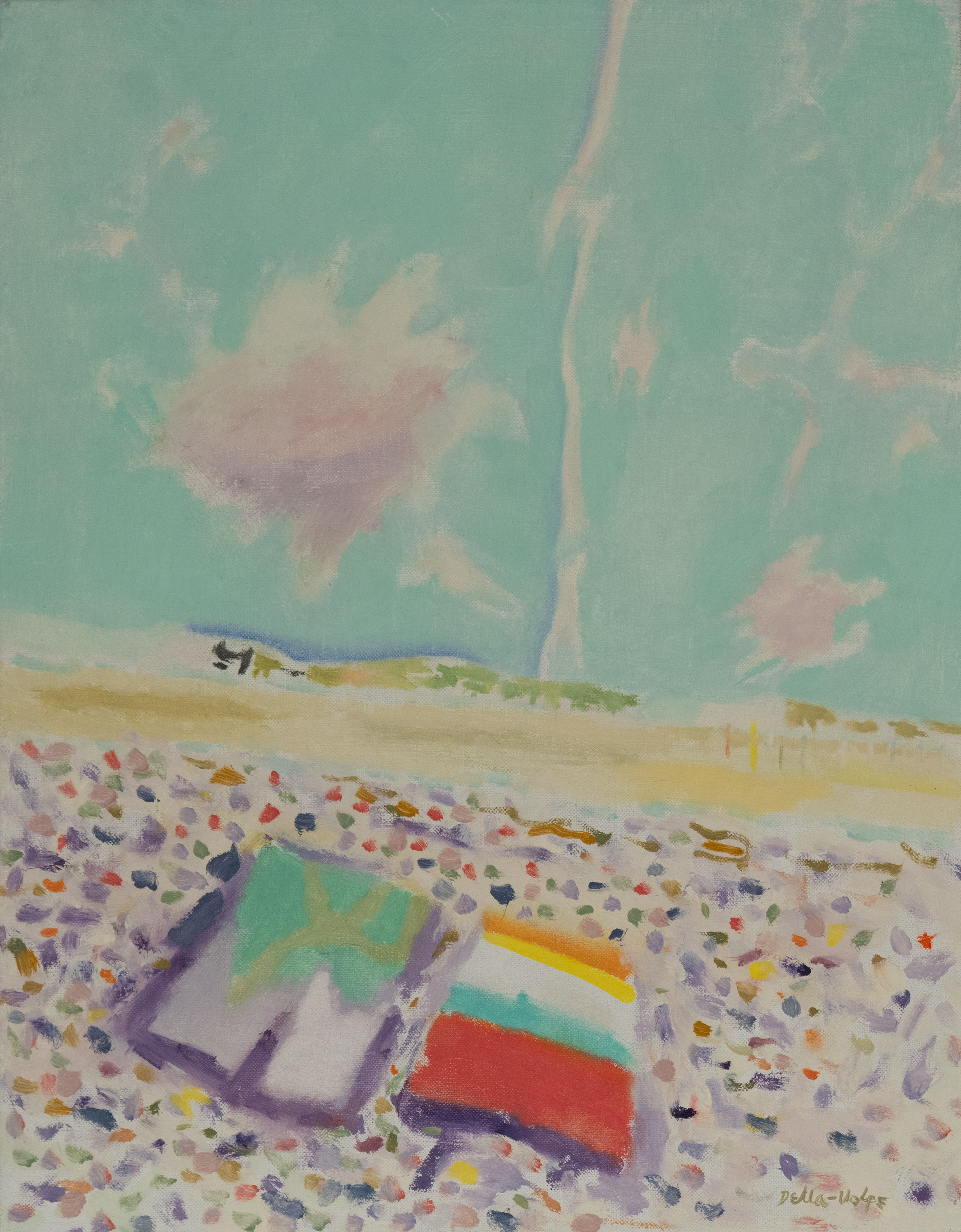 "Abandoned Towels" 22x17, o/c, slr(1993)