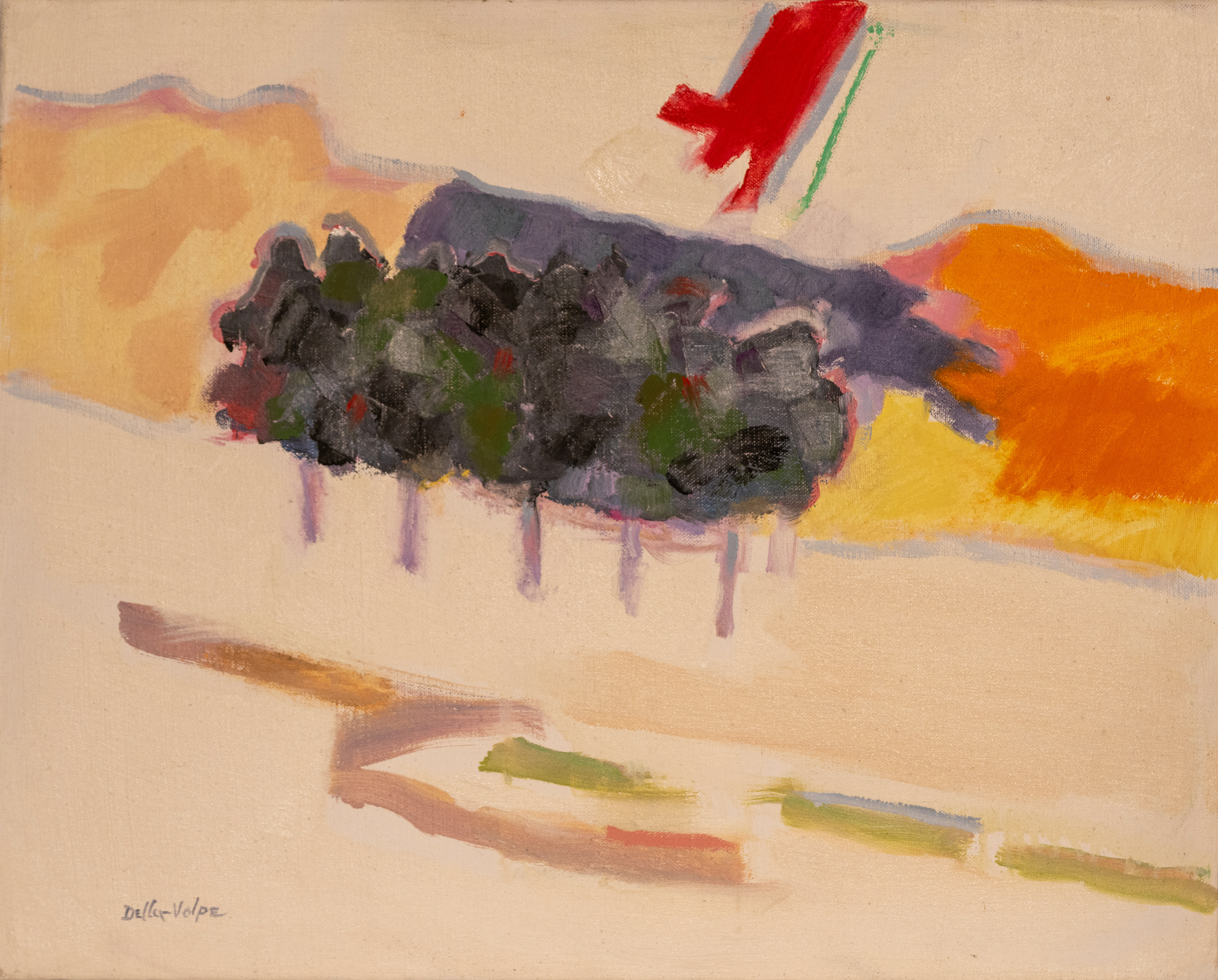 "Row of Trees" 16x20, o/c, sll