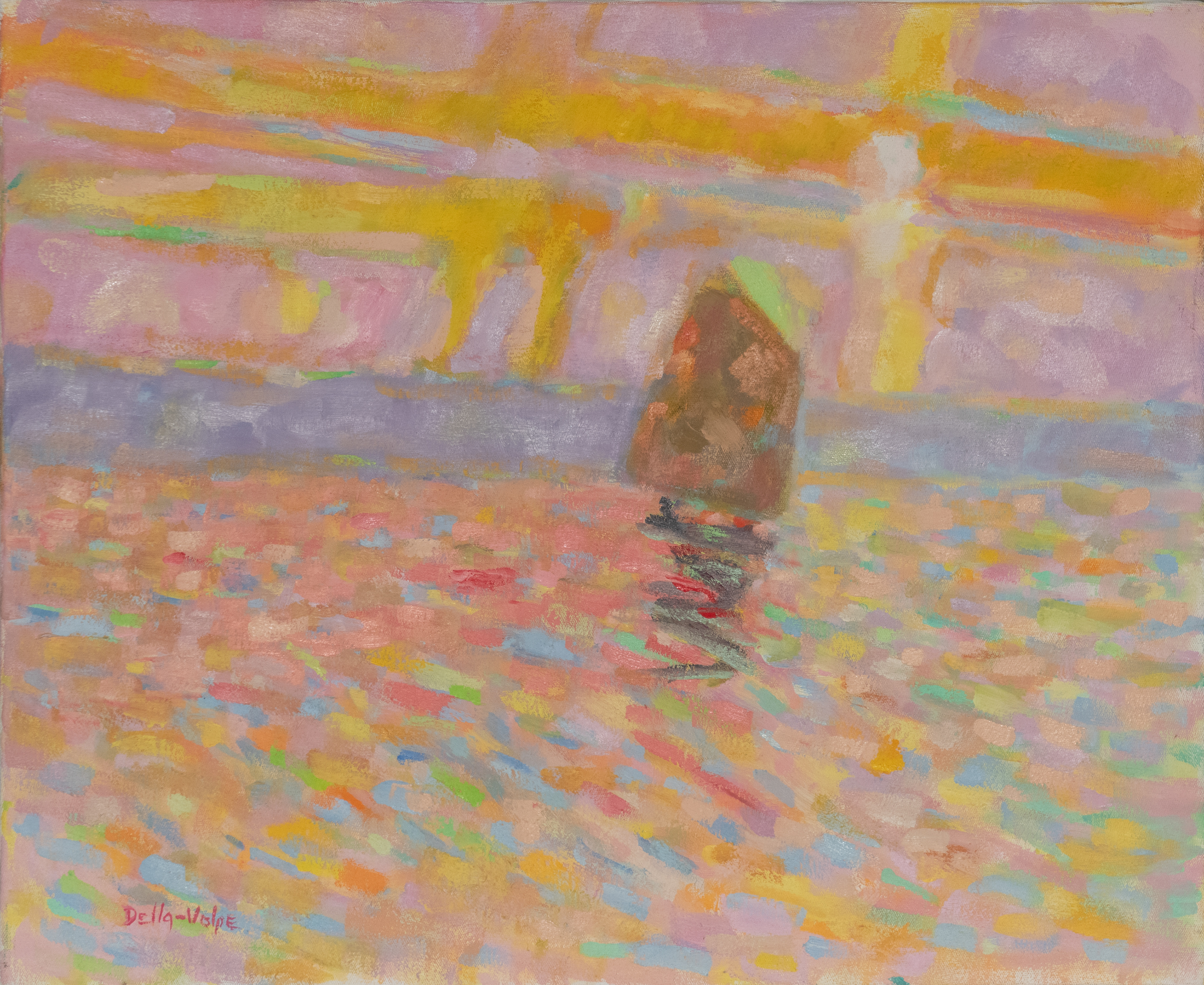 Morning Sail oc 18x22