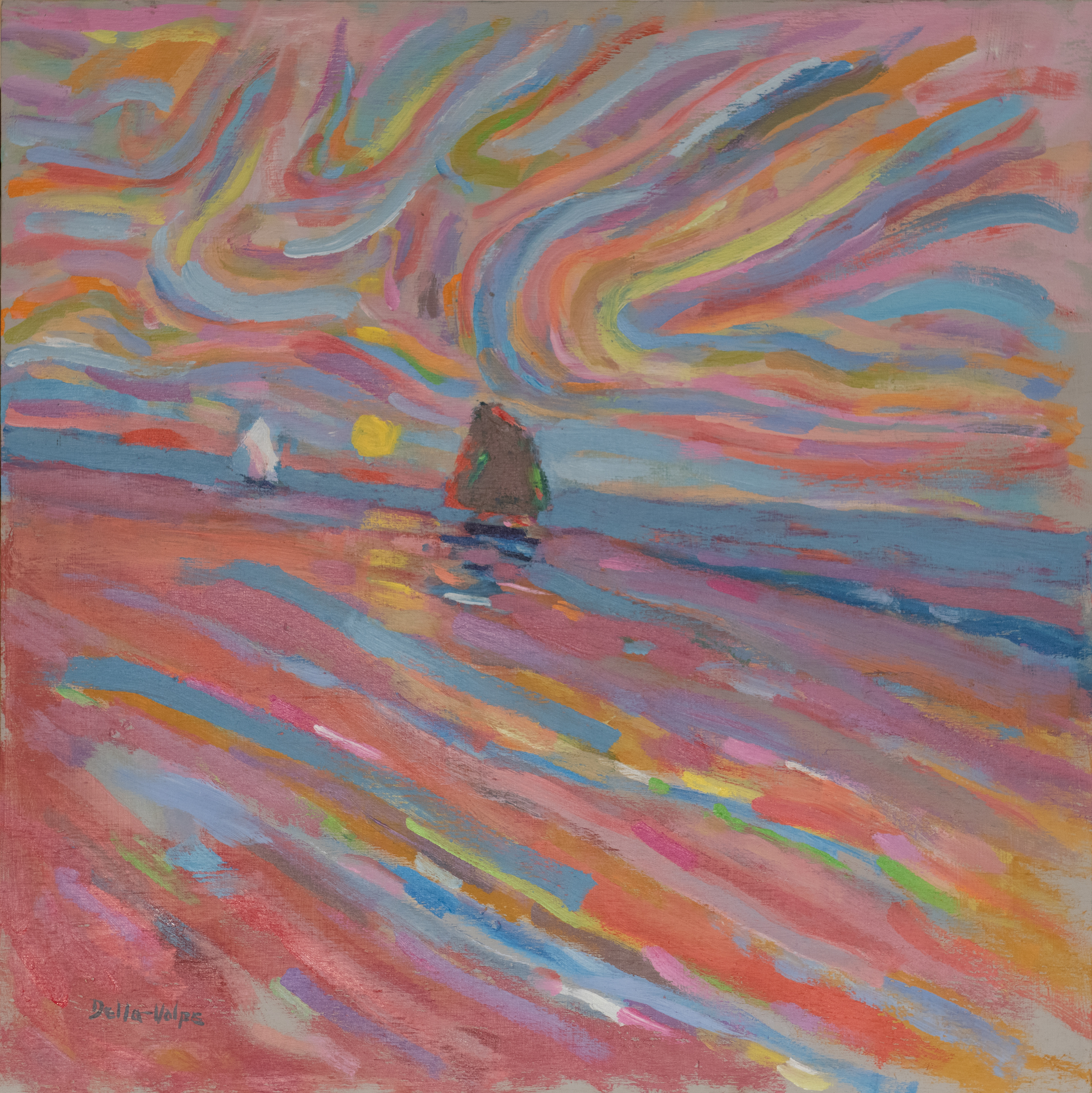 Psycodelic Sail  ac on board  24x24