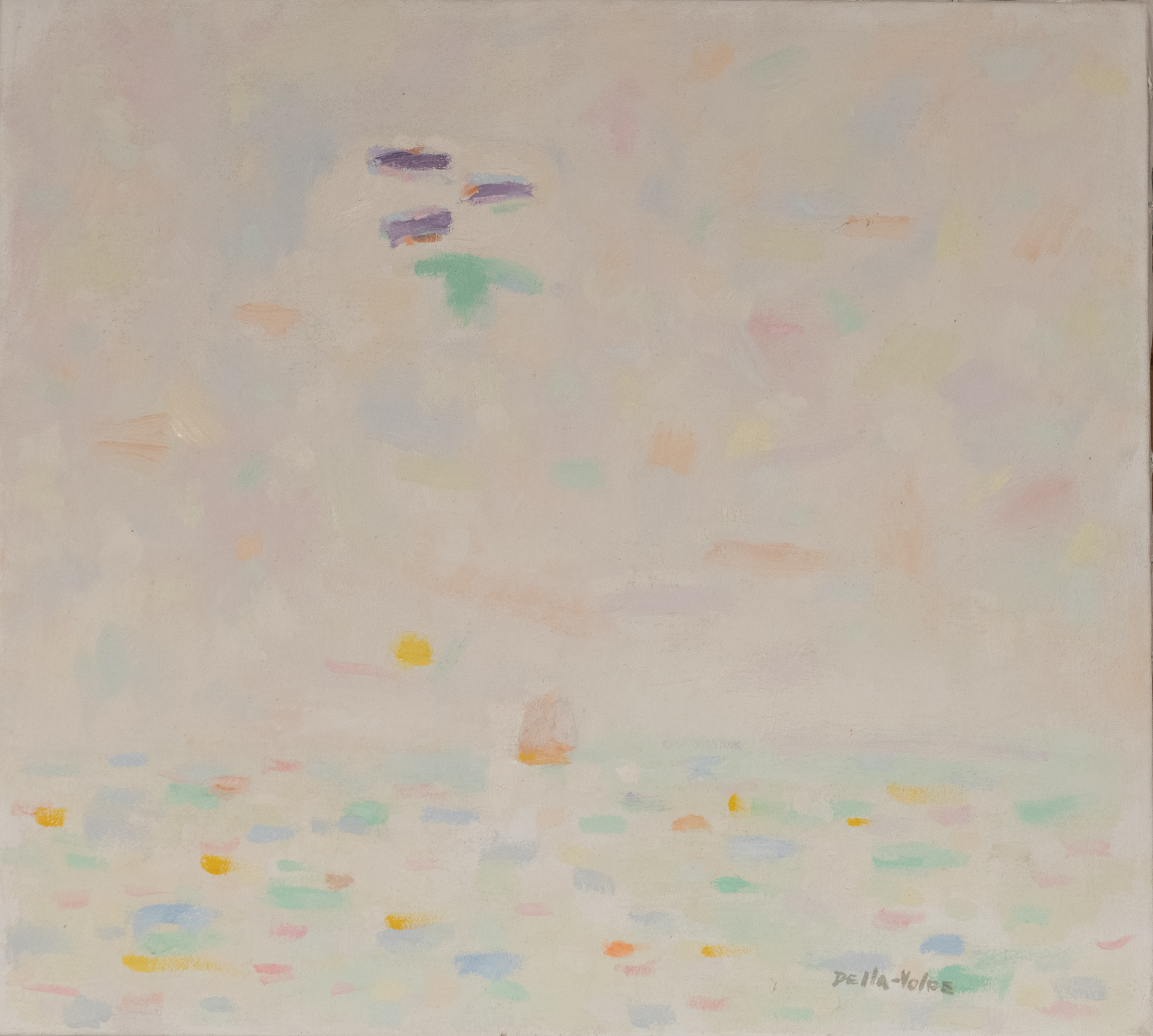 Misty Morning Sail  oc 18x20 