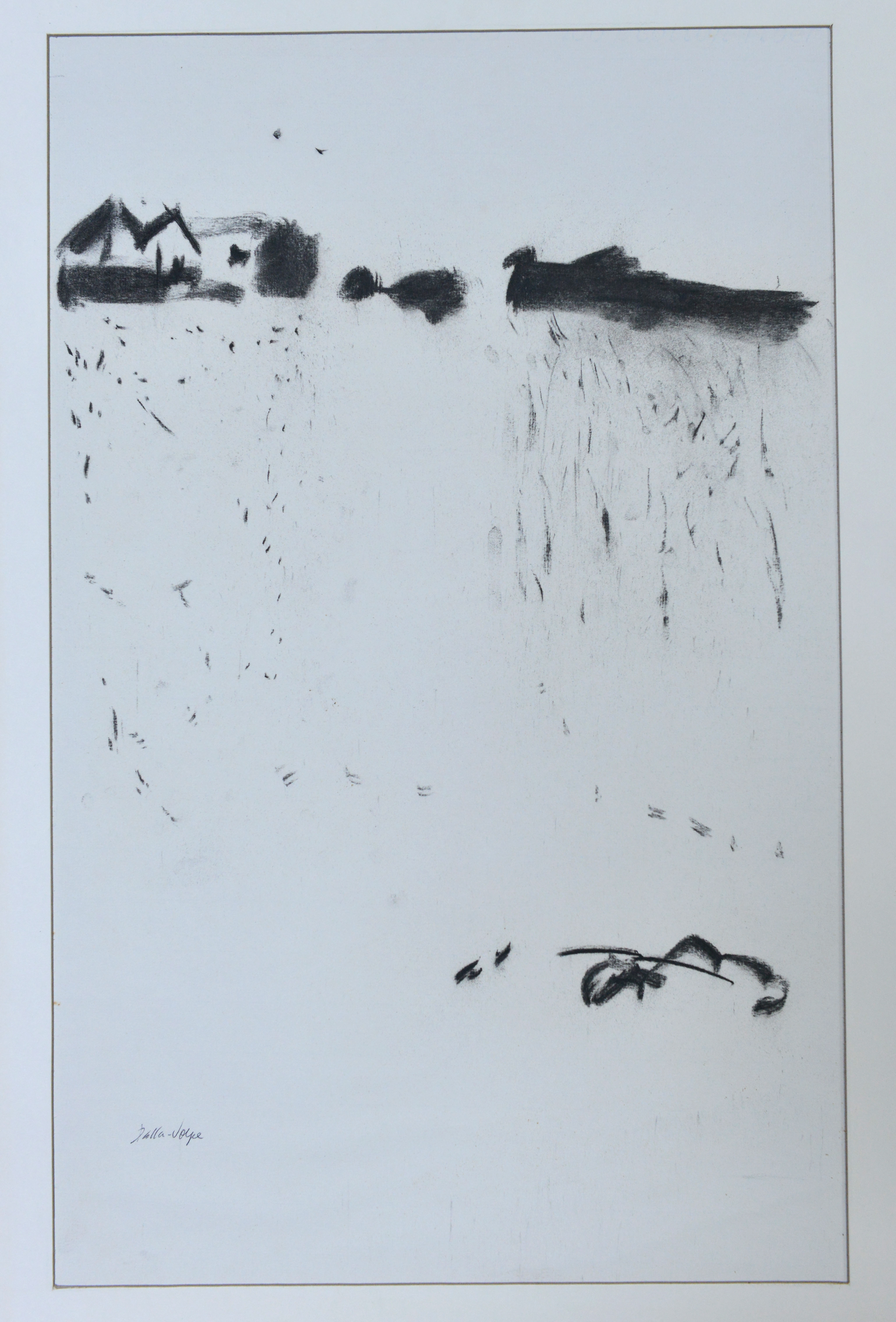 BACKSIDE OF BEACH HOUSES (23X14)