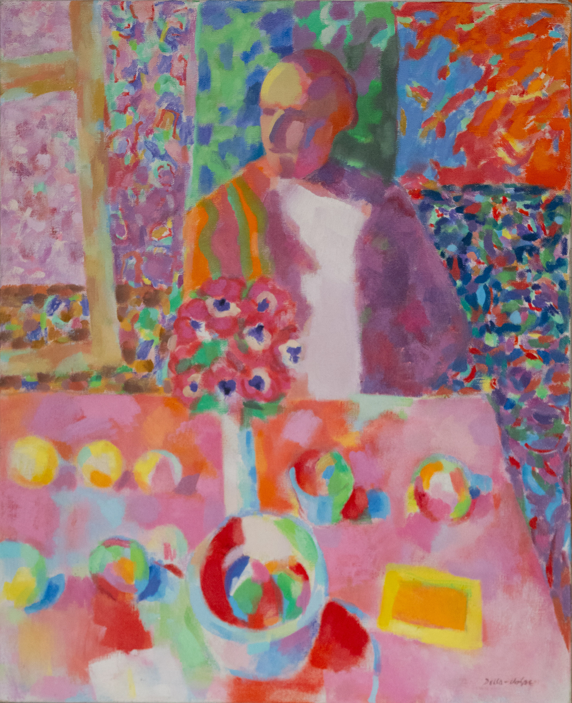 "Figure in Bright Room"  32x26, o/c, slr (Jan 1997-Feb '99)