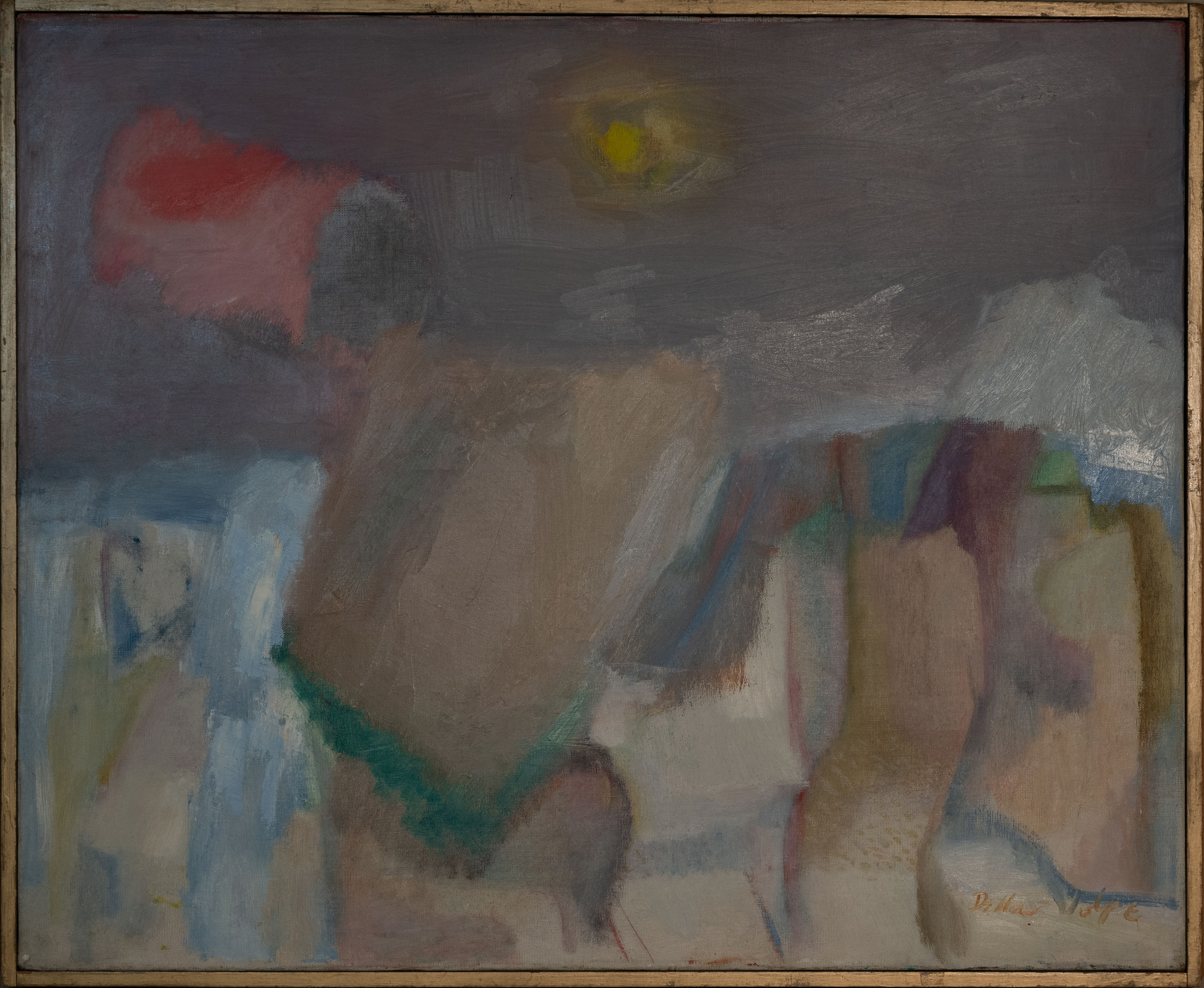 "Rocky Coast" 18.5x 22.5,o/c (1950s)
