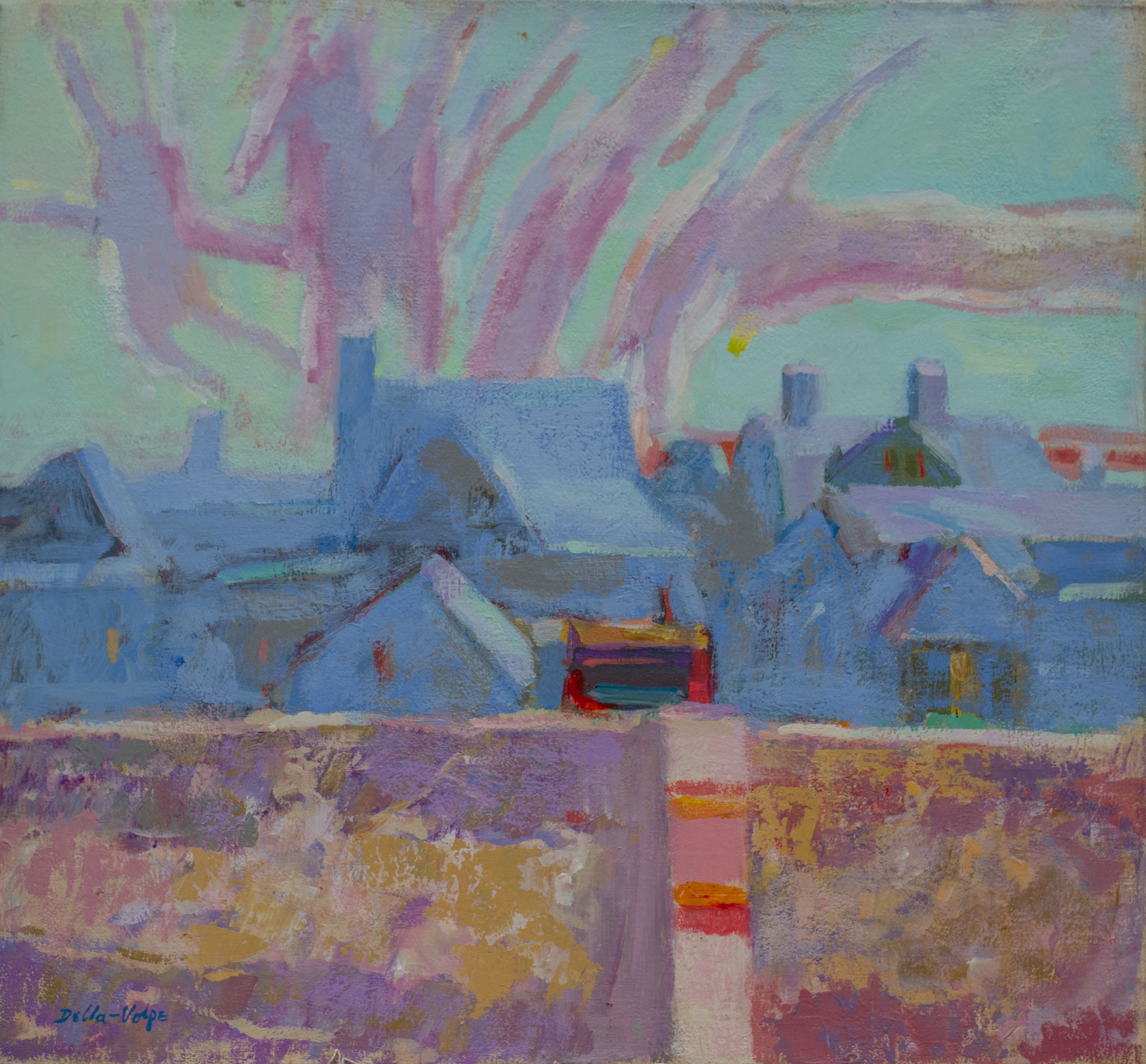 "Beach Wall" 24x26, oc, sll 