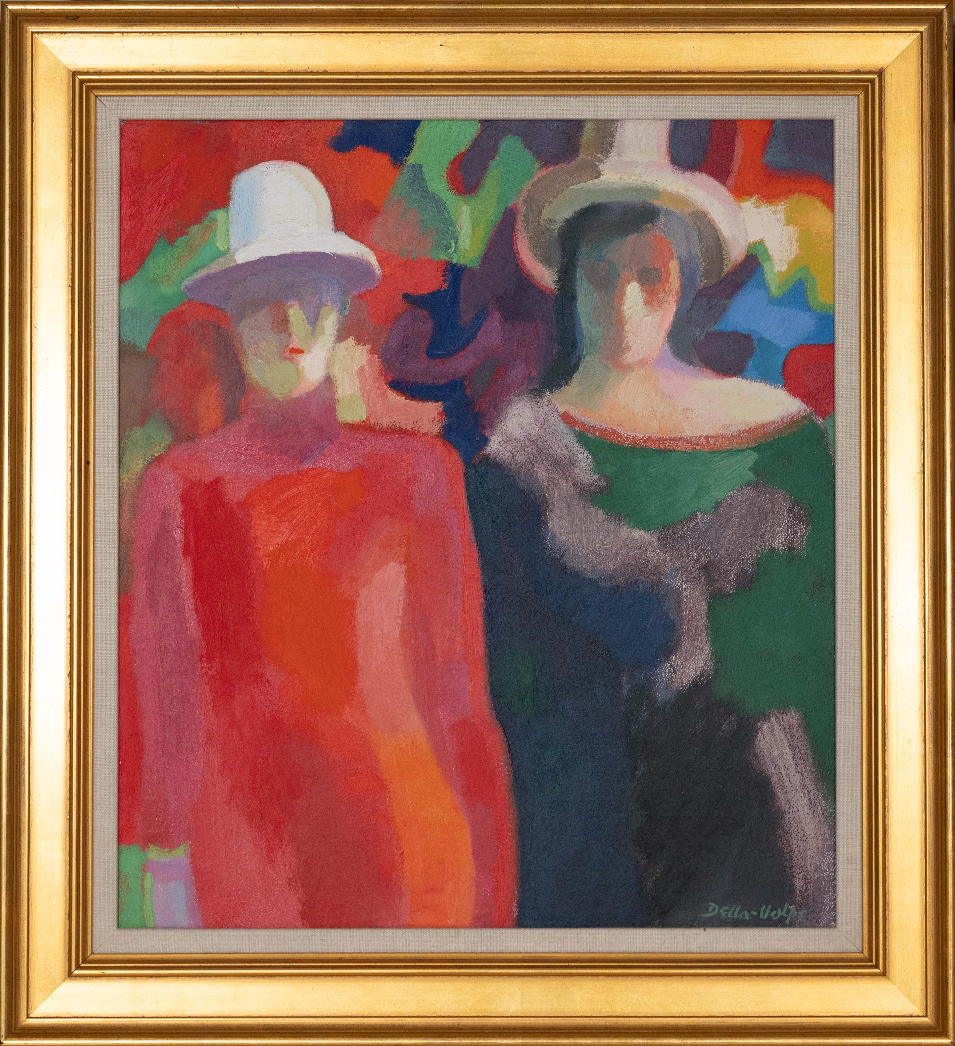 "Shoppers" o/c 16x16