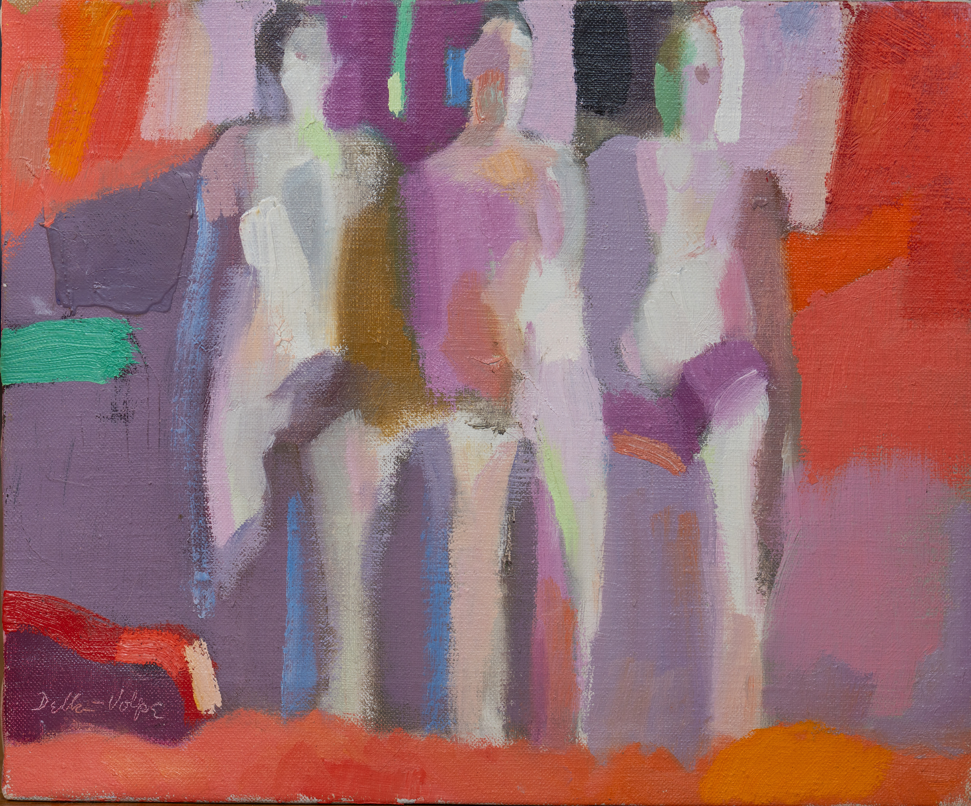 Study for 3 Figures  10x12  o /c  (1993)