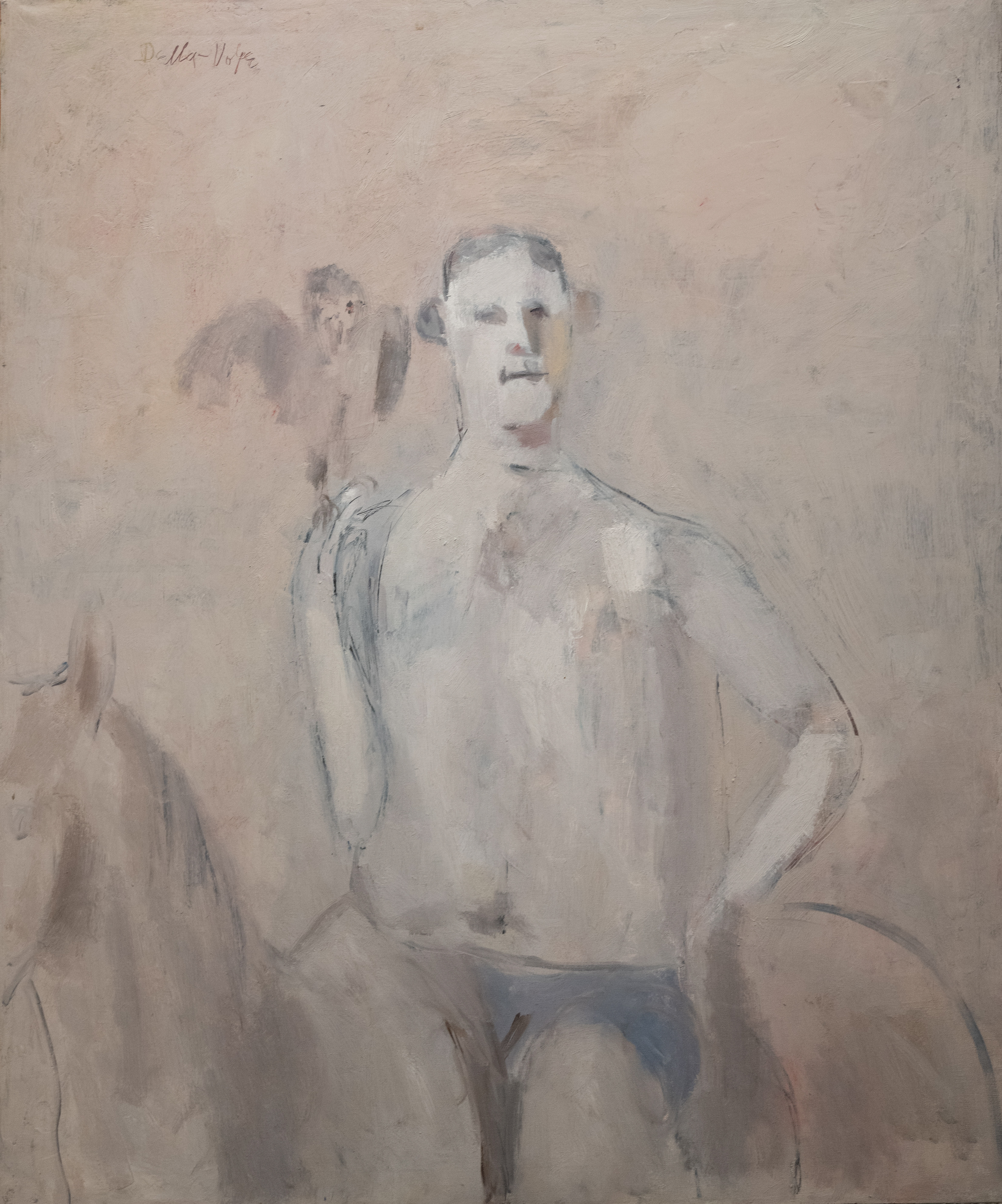 "Man with Young Owl" 48x40 o-c sul