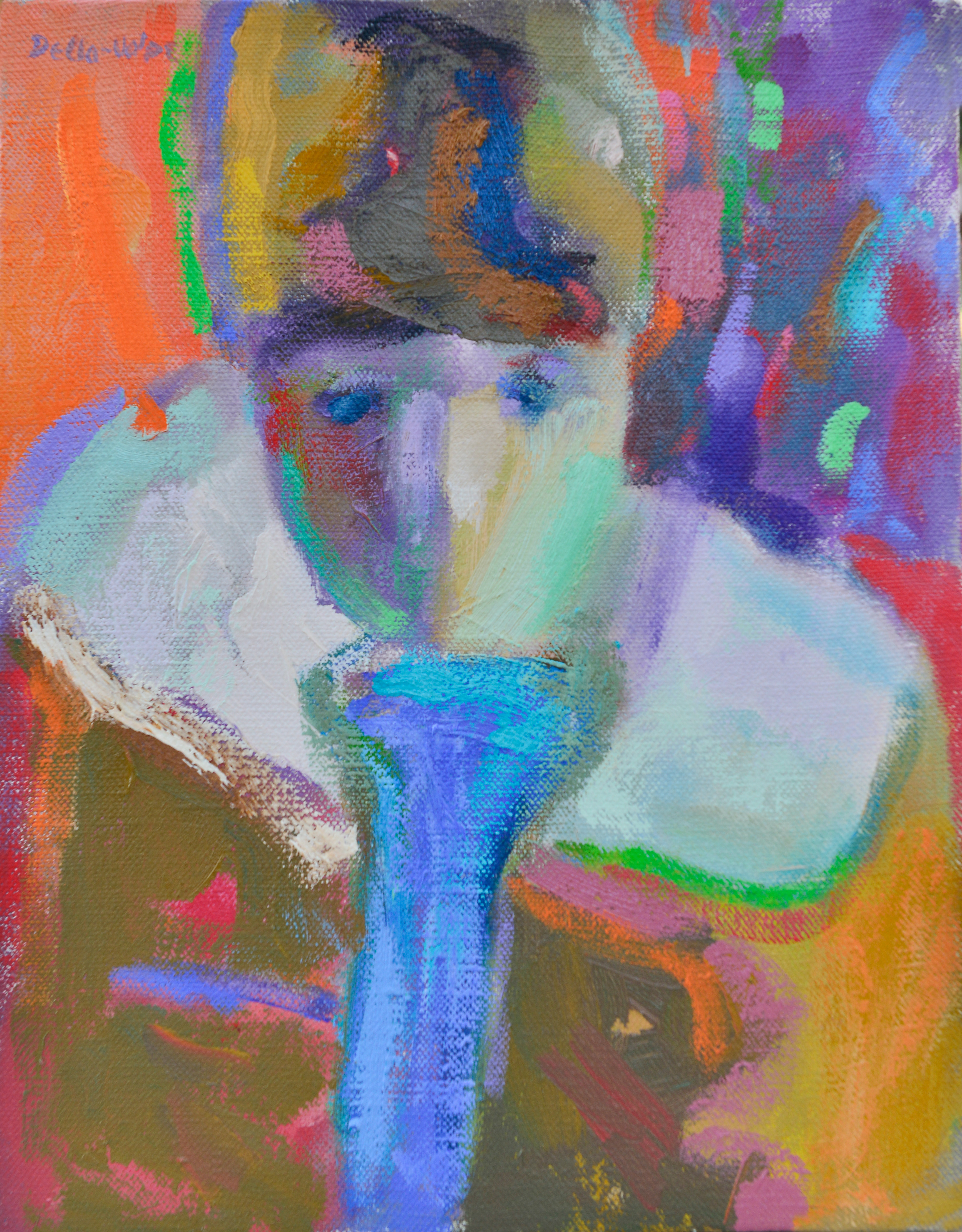 "Winter Hat" 14x11 o/c? 