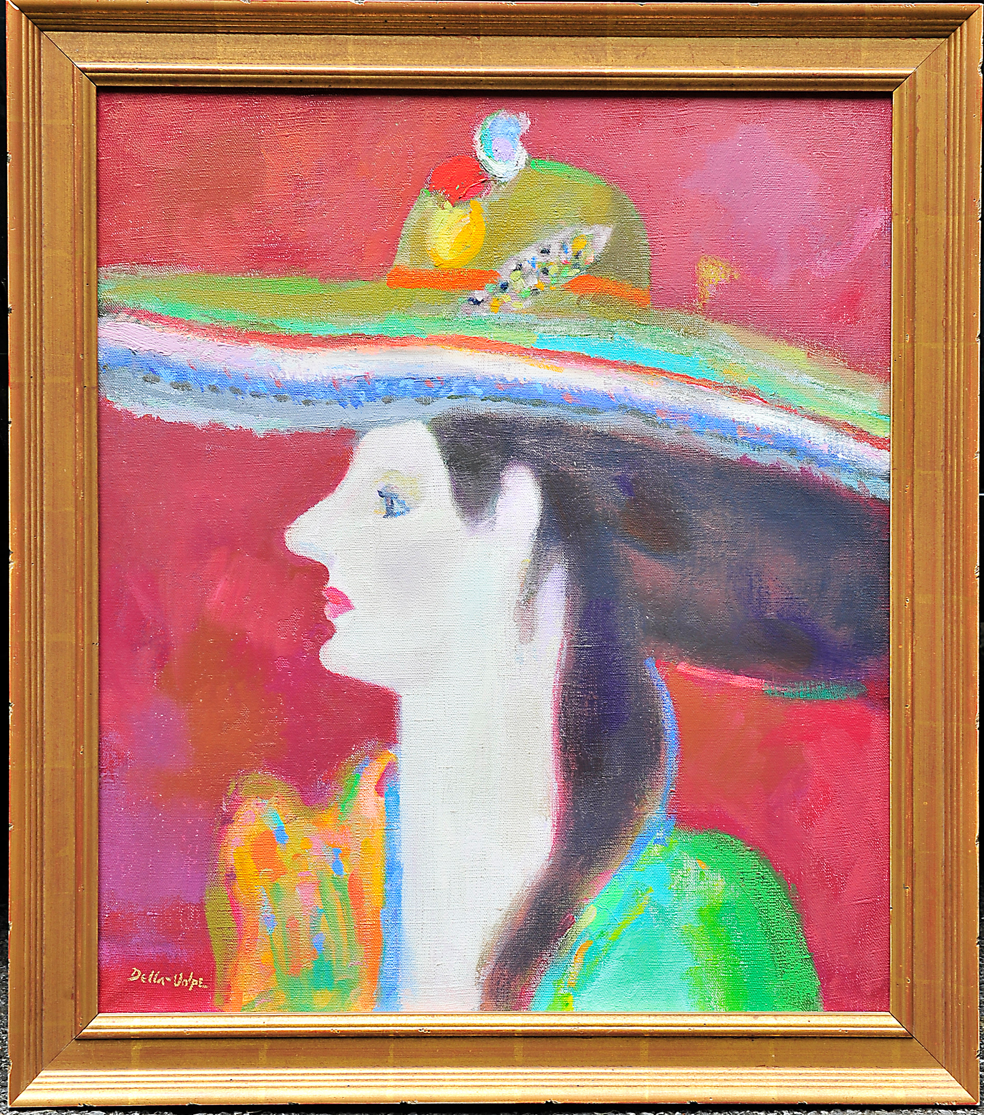 "Woman with Hat" o/c 23x20  ('04-'05)