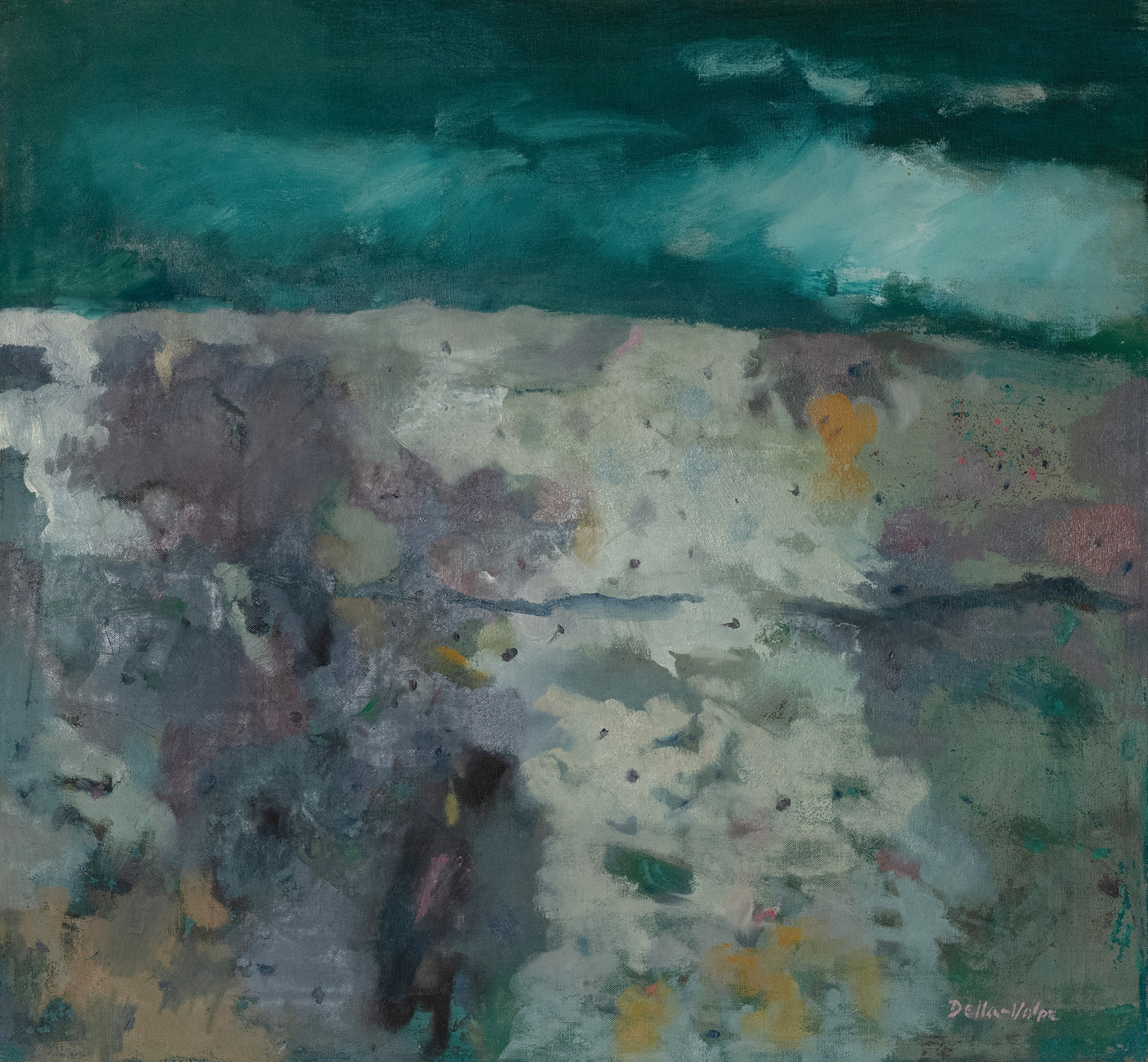 "Wall and Waves" 24x26, o/c 