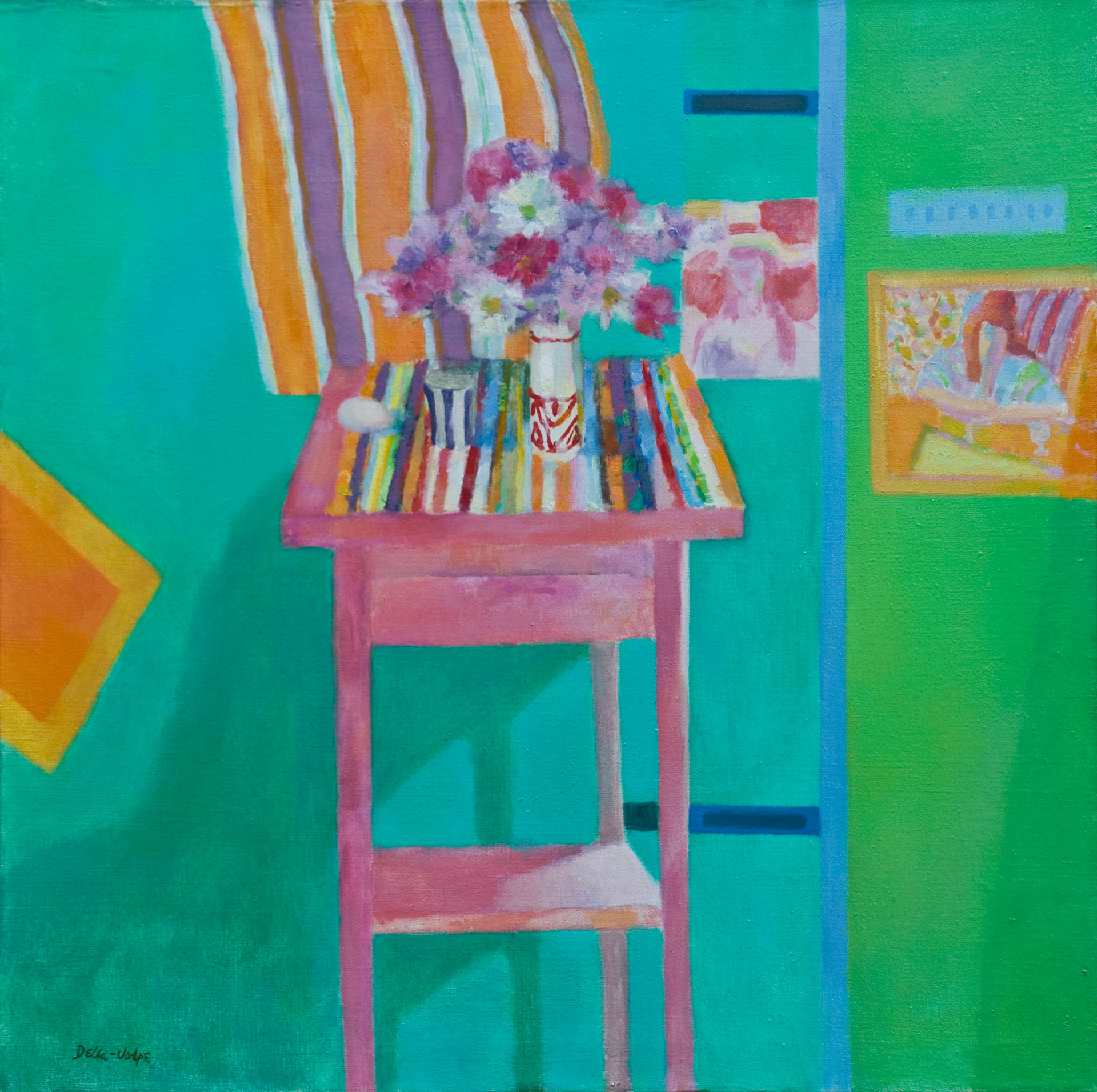 "Still Life in Green Room" 