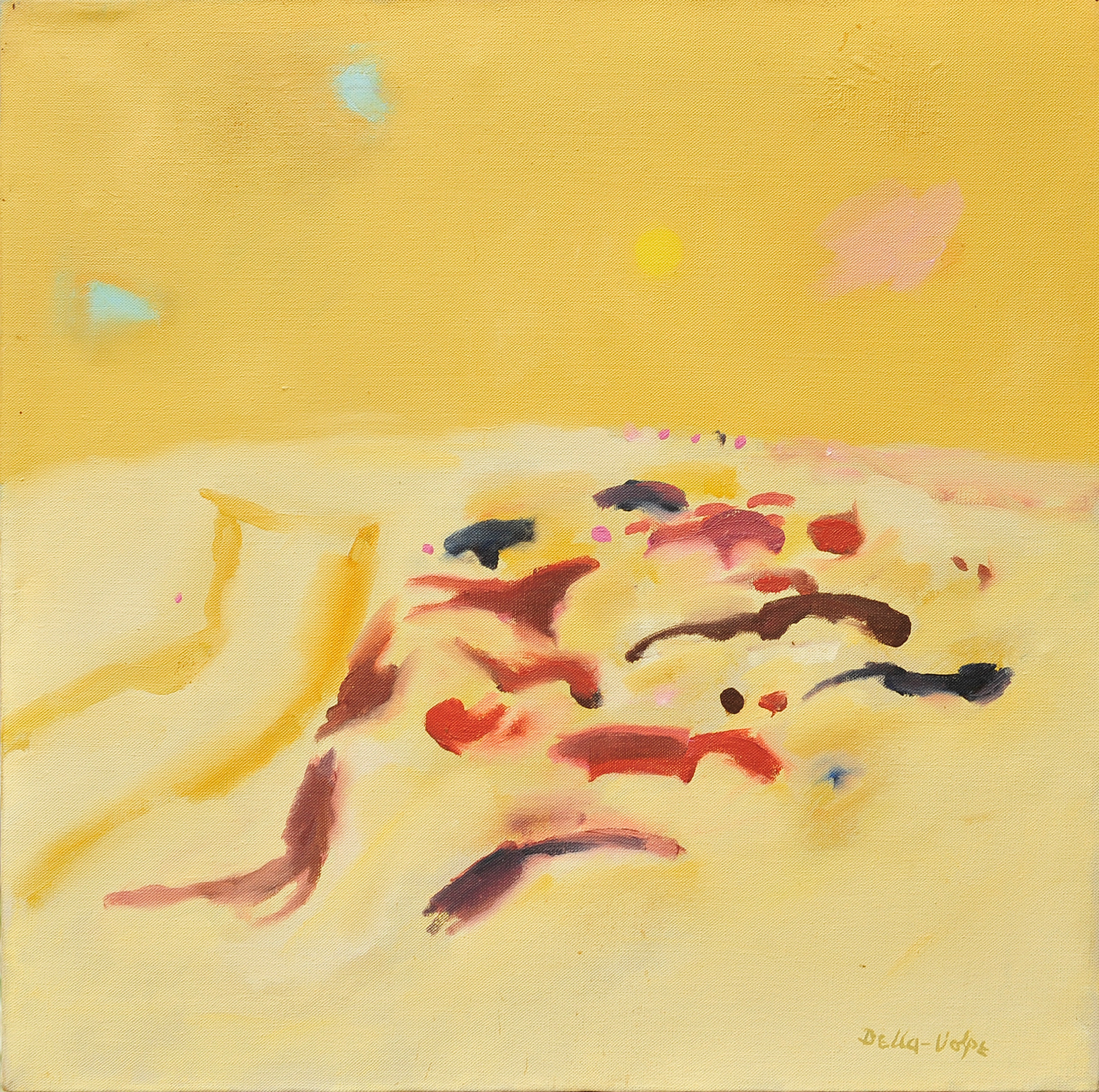 Seaweed on Beach" 18x18,o/c,slr