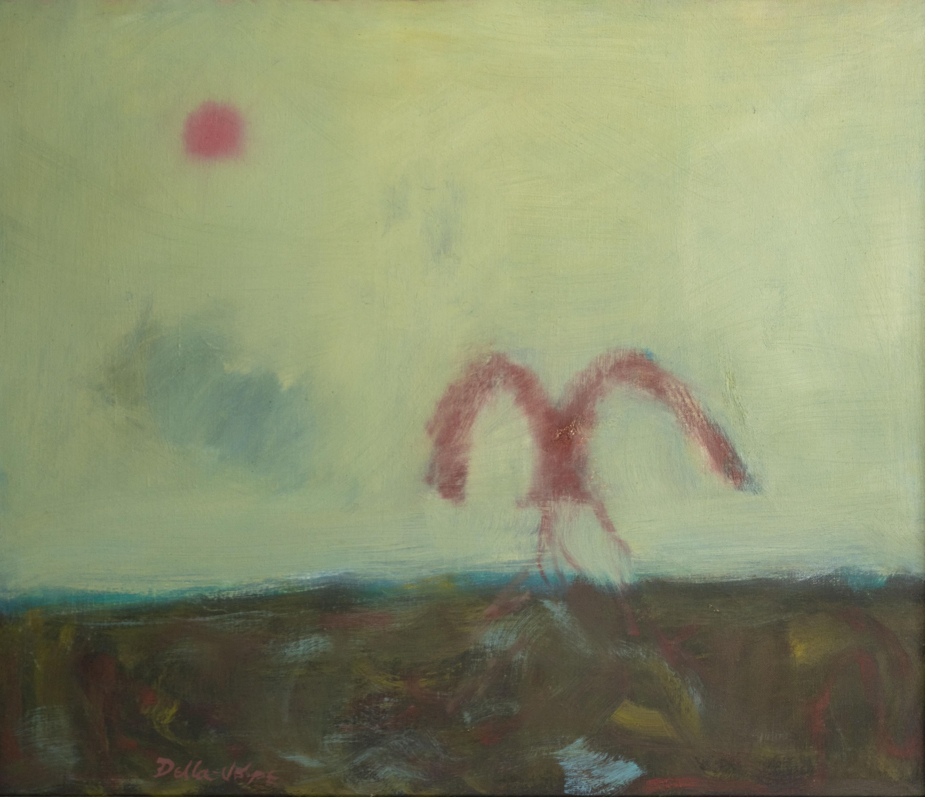 "Rising Bird" 24x28, o/c, sll framed