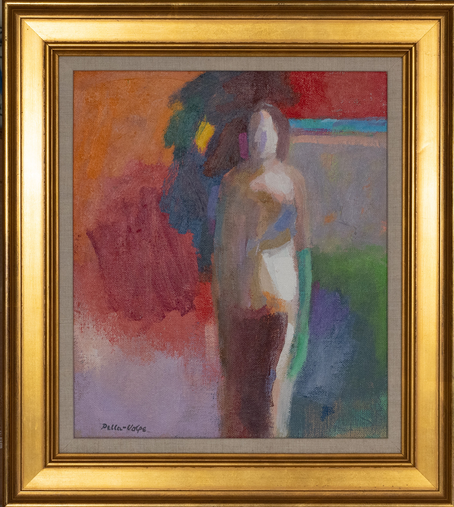 "Figure and Shadow" 14x12, oil/c, sll