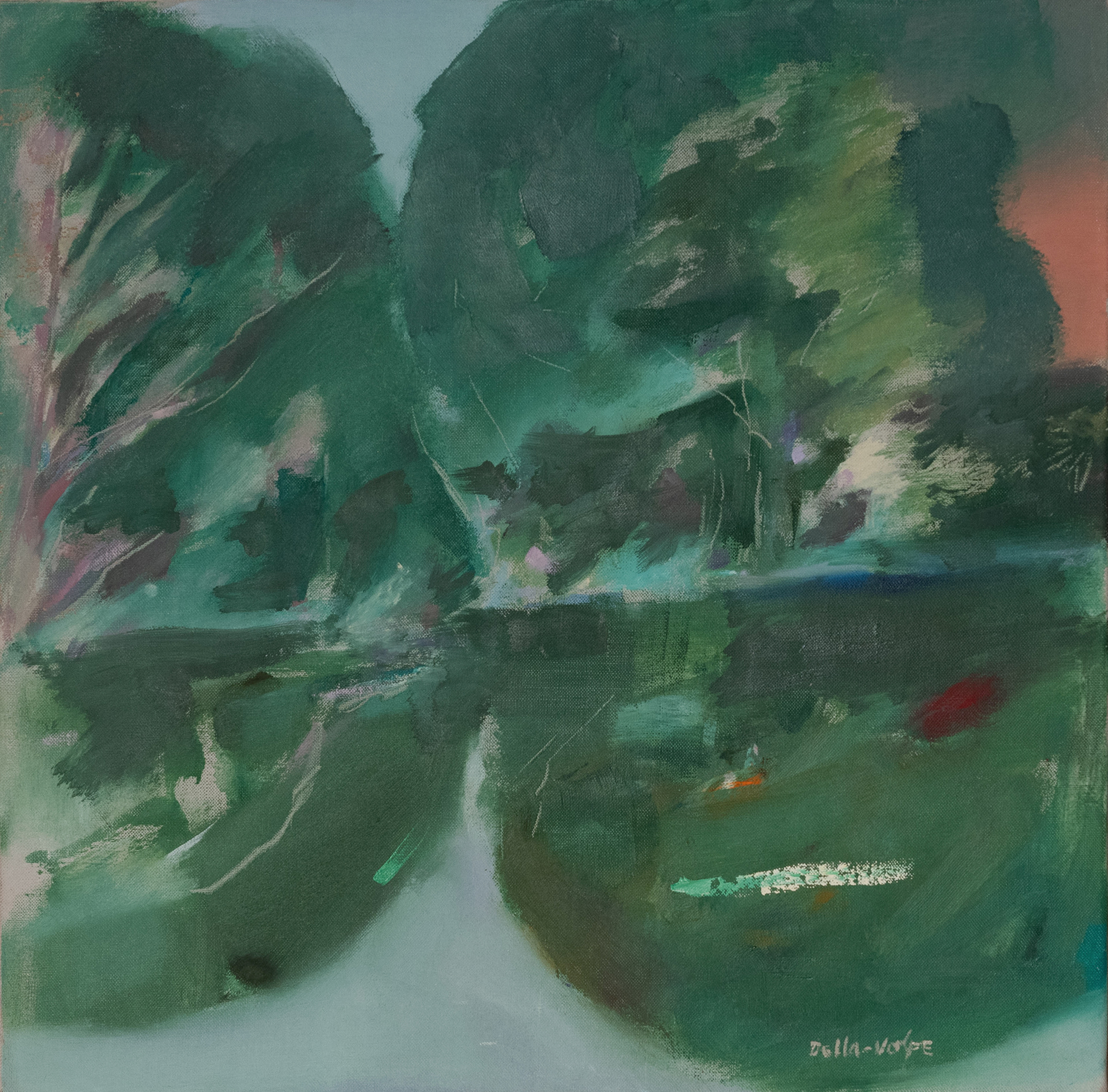 Relected Trees, 18x18, o/c