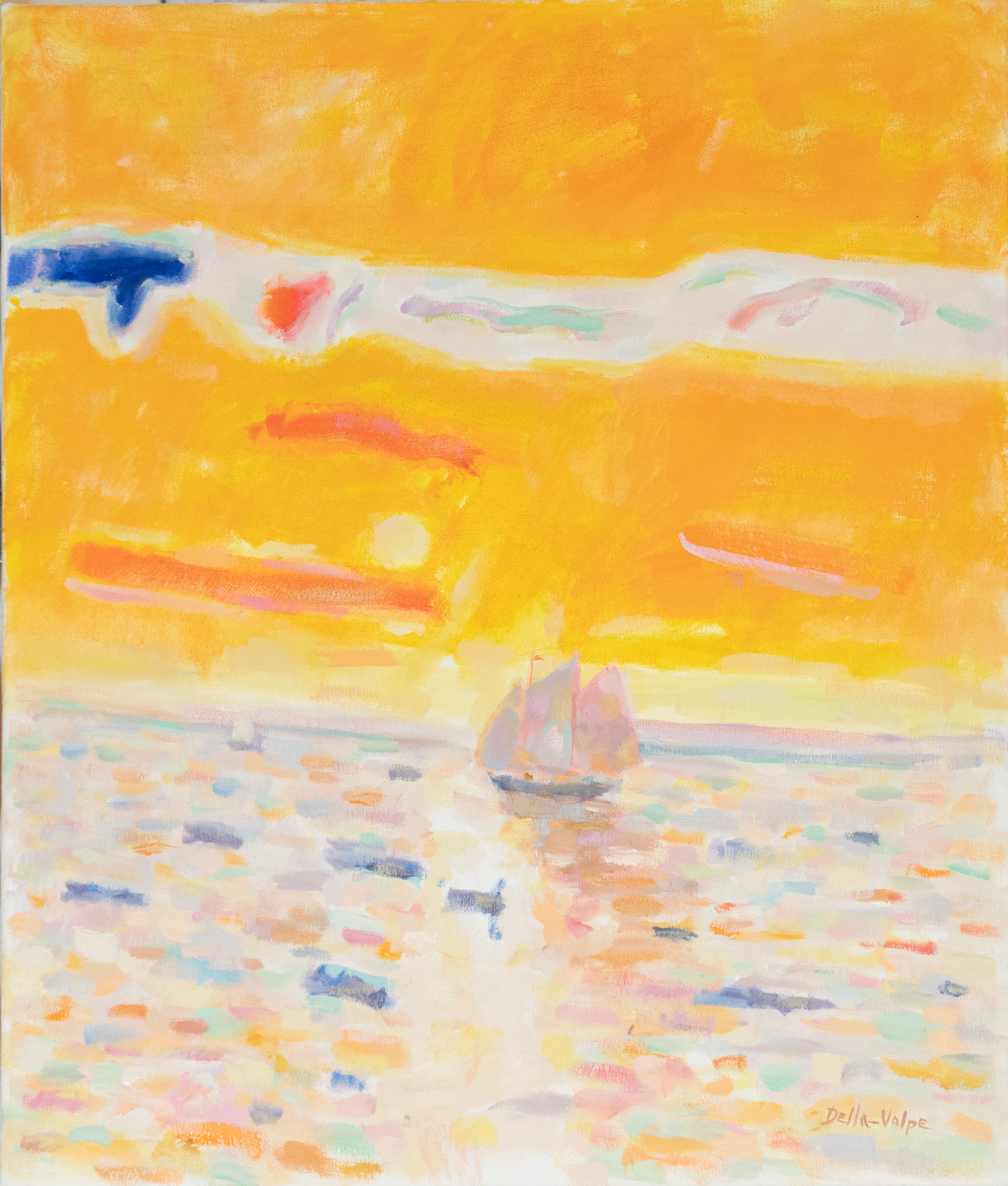 Orange Sunset  oc 26x22