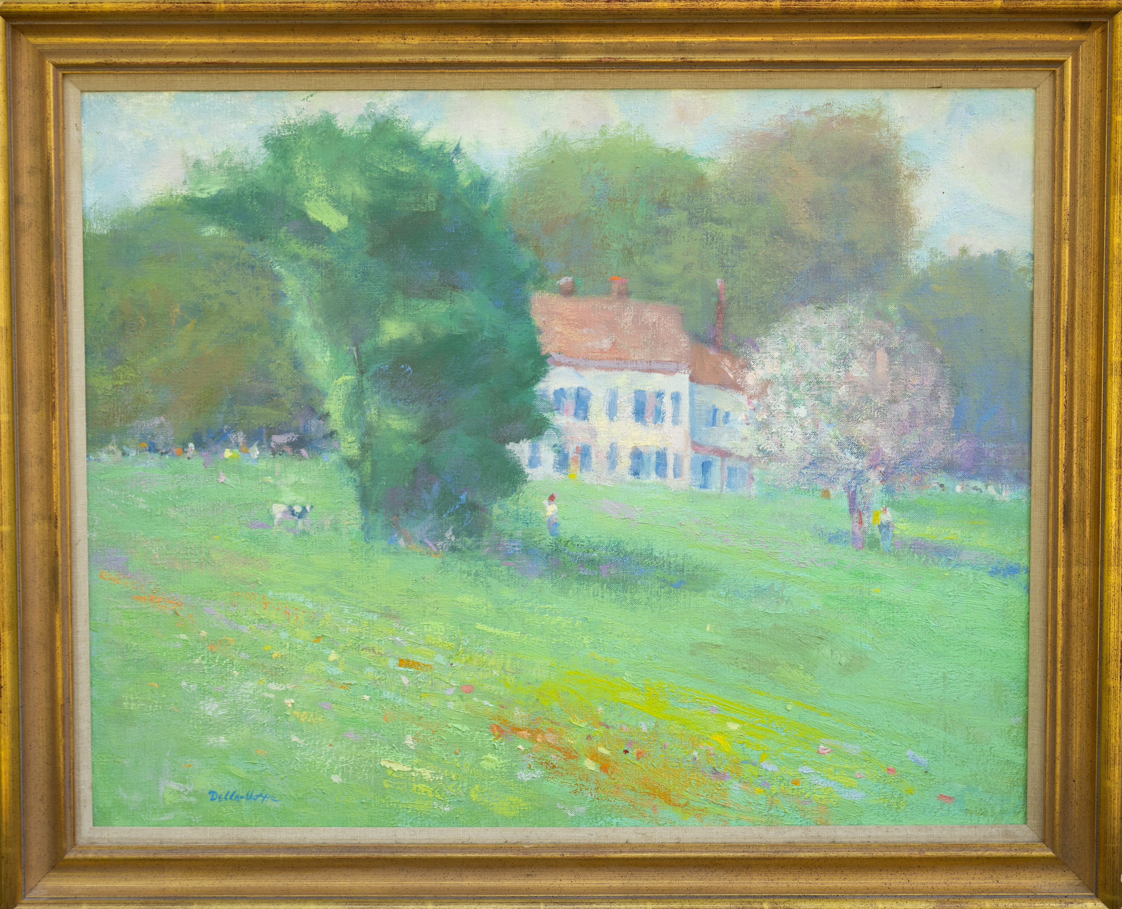 on loan, pending SALE ...."July on the Farm" 22x28, o/c, sll 