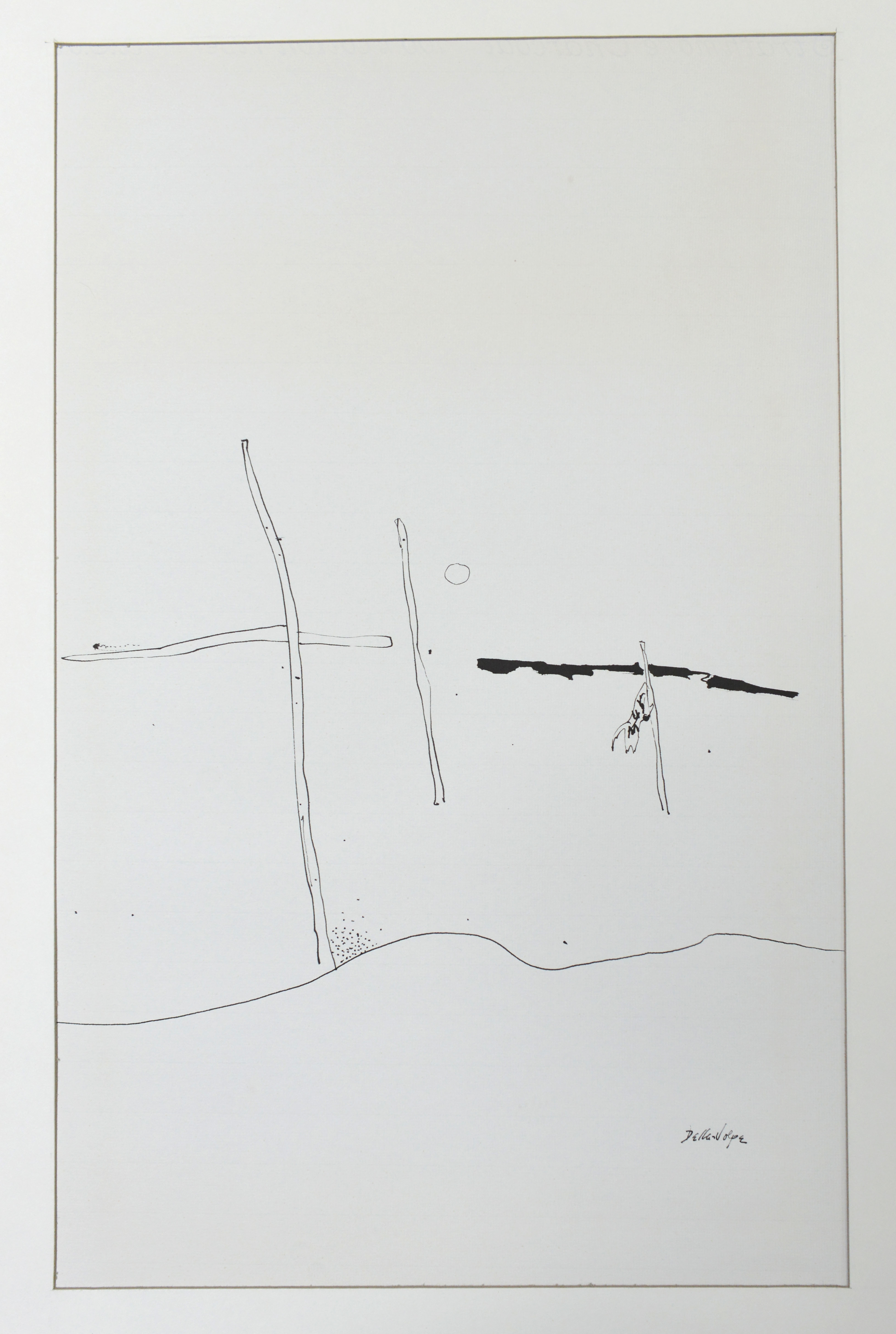 BEACHPOSTS  23X14  INK