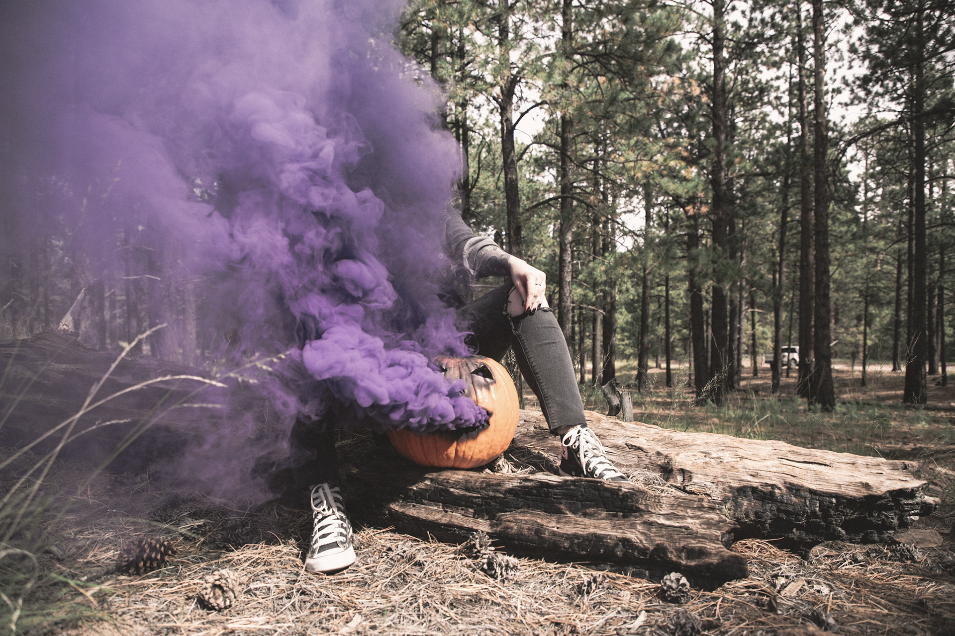 Spooky Smokey Pumpkin