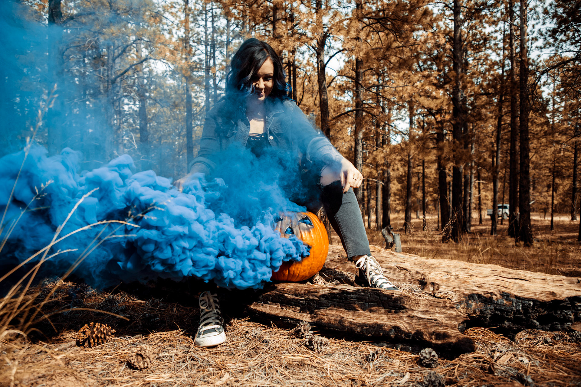 Spooky Smokey Pumpkin