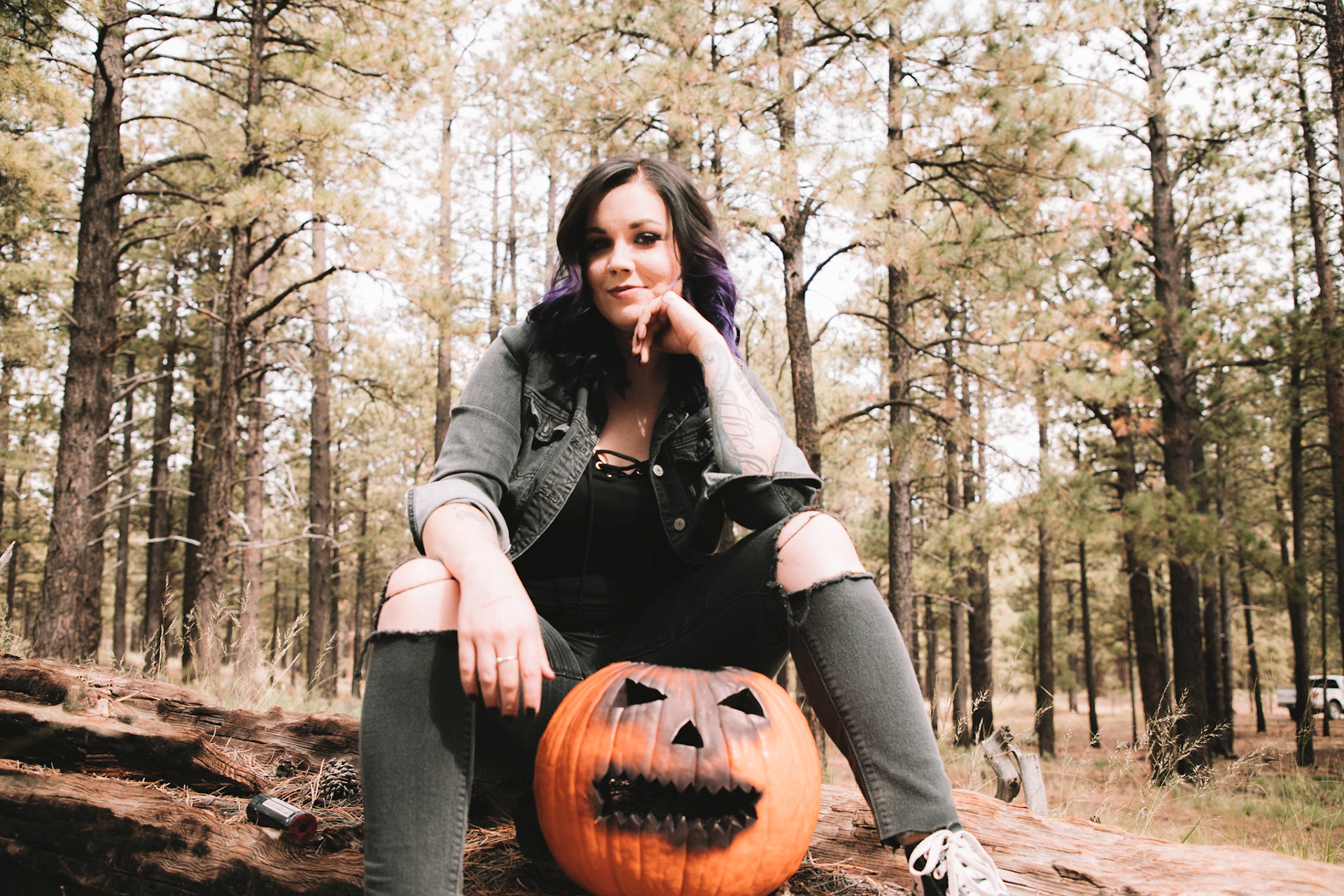 Spooky Smokey Pumpkin
