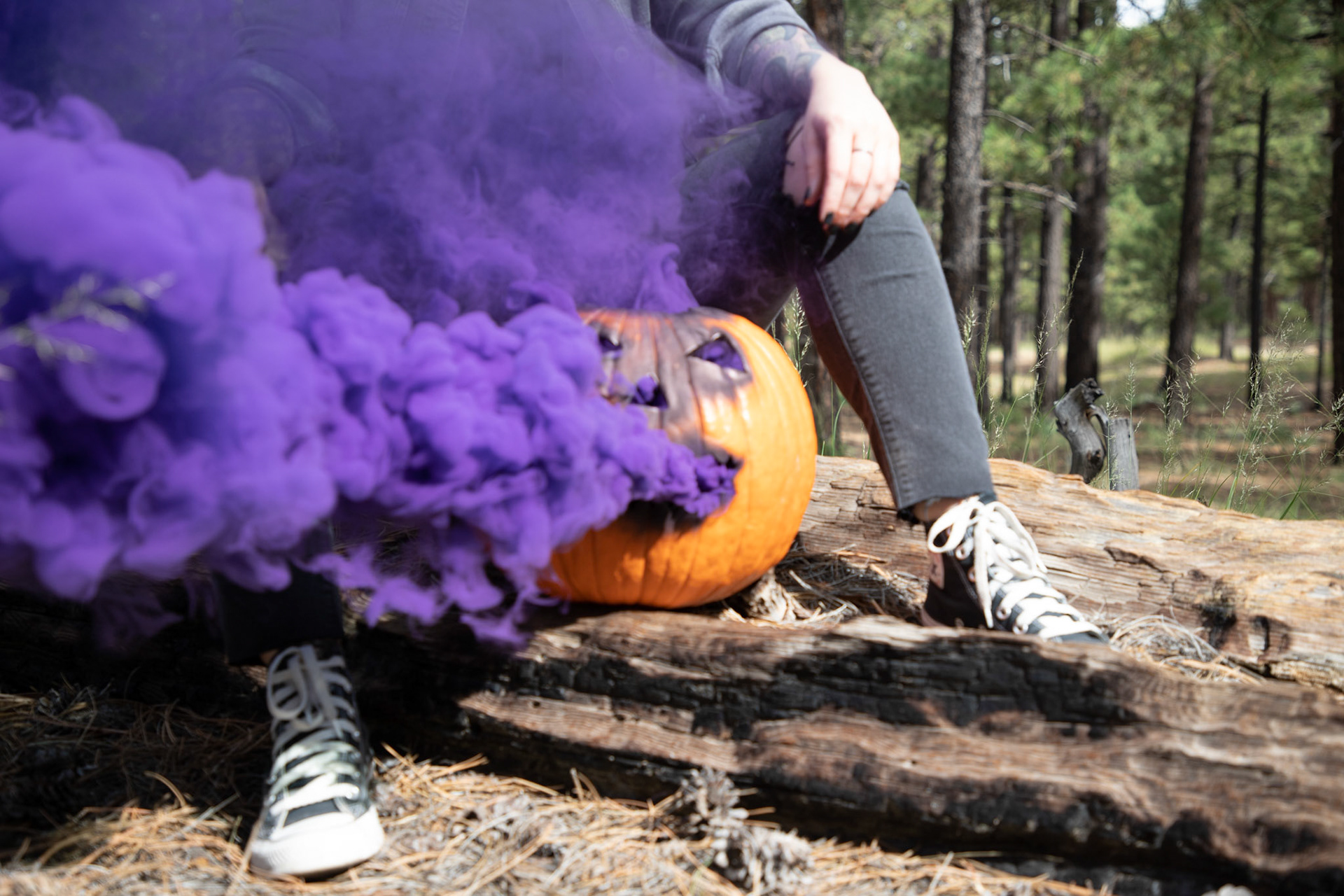 Spooky Smokey Pumpkin