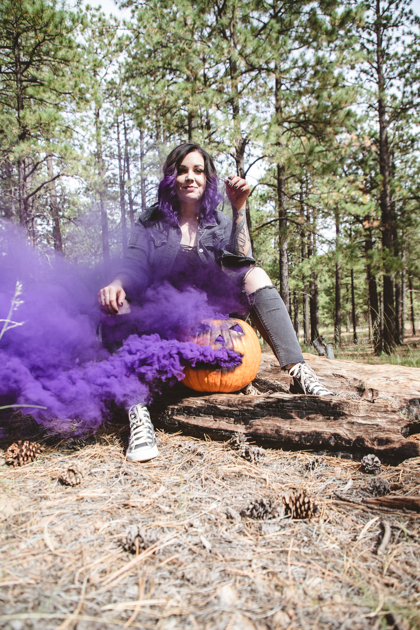 Spooky Smokey Pumpkin