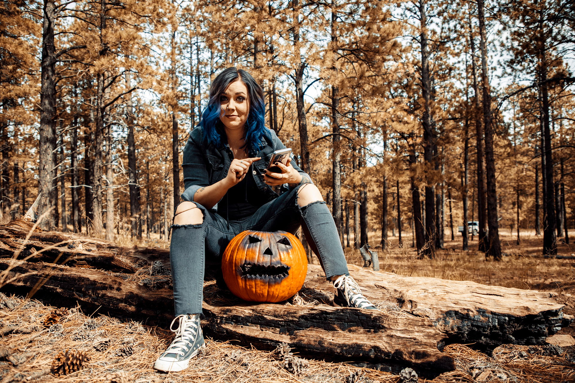 Spooky Smokey Pumpkin