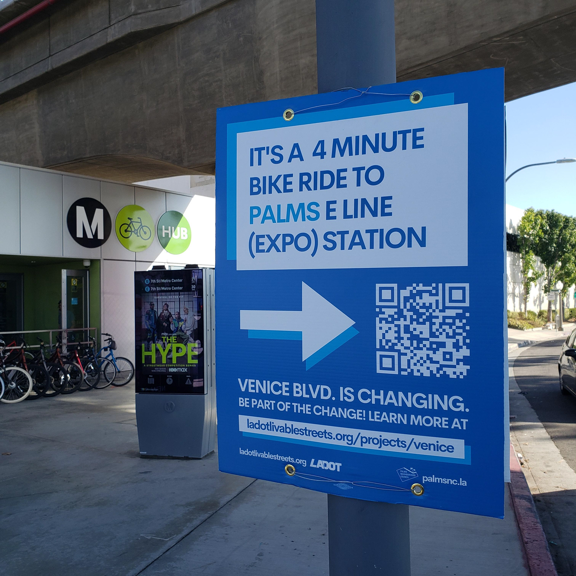 TEMPORARY WAYFINDING SIGNS AS PART OF LADOT'S VENICE PROJECT