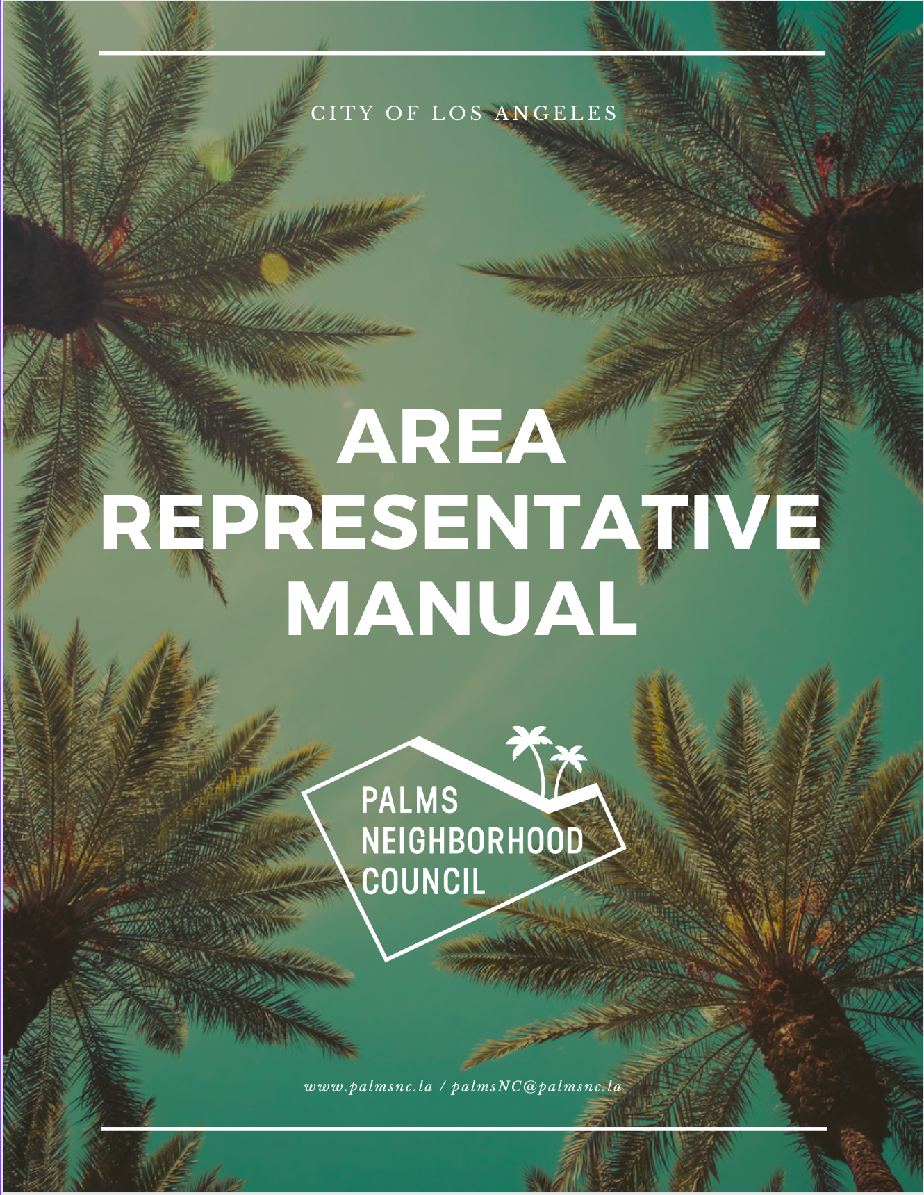 AREA REPRESENTATIVE MANUAL