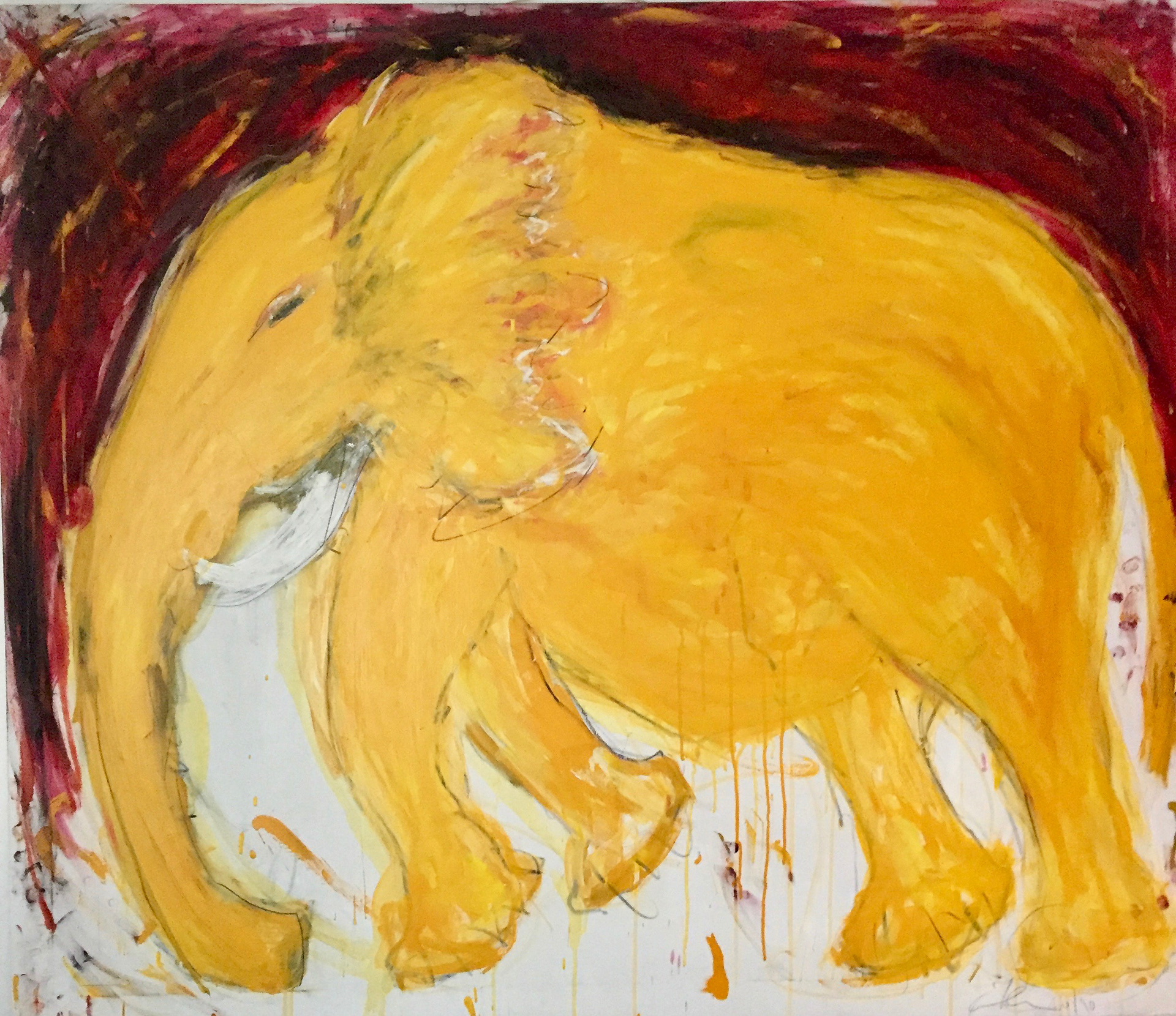 Öl/Lwd., 160x130, 1992