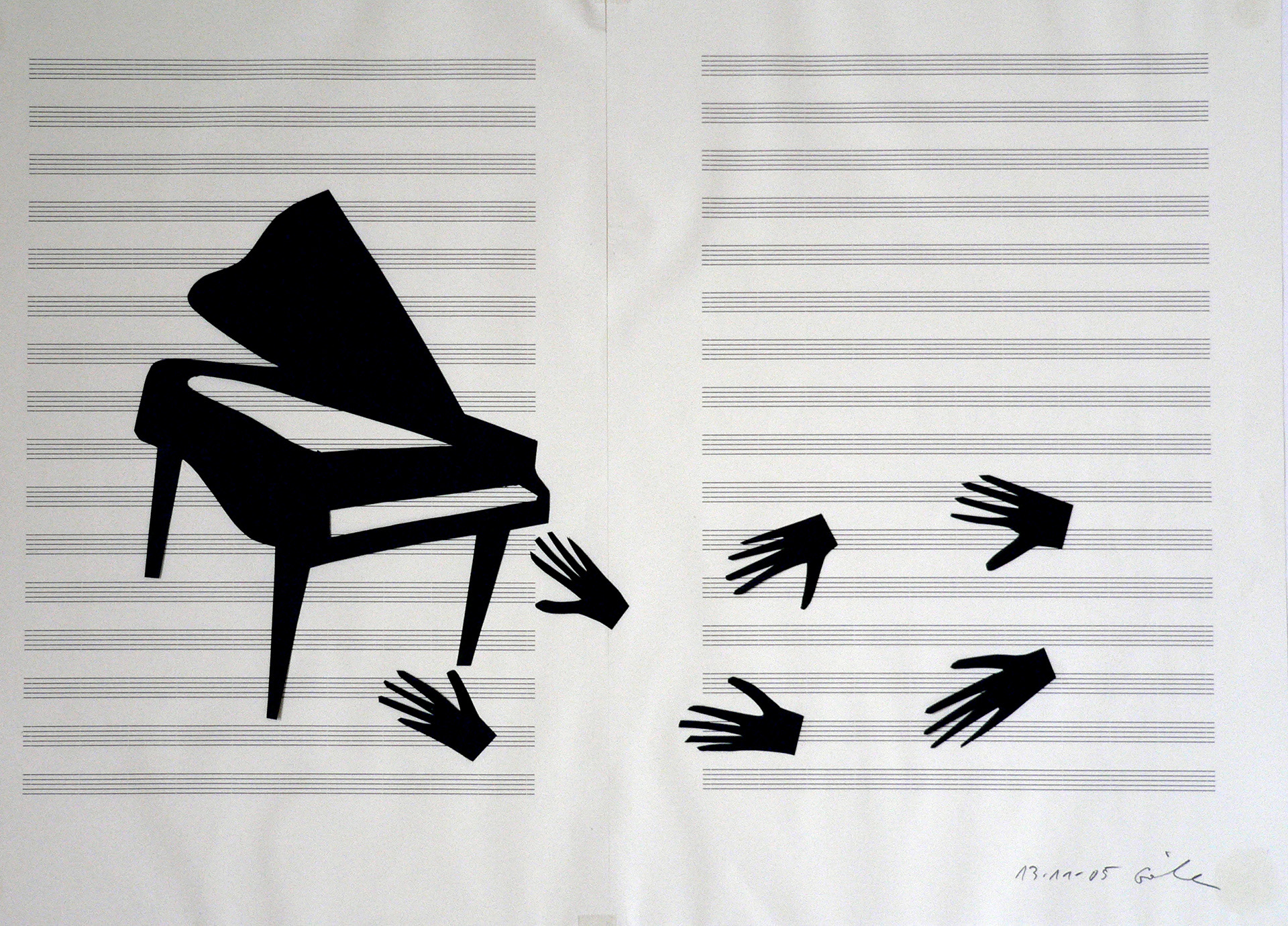 Papierschnitt, 40x30, 2011