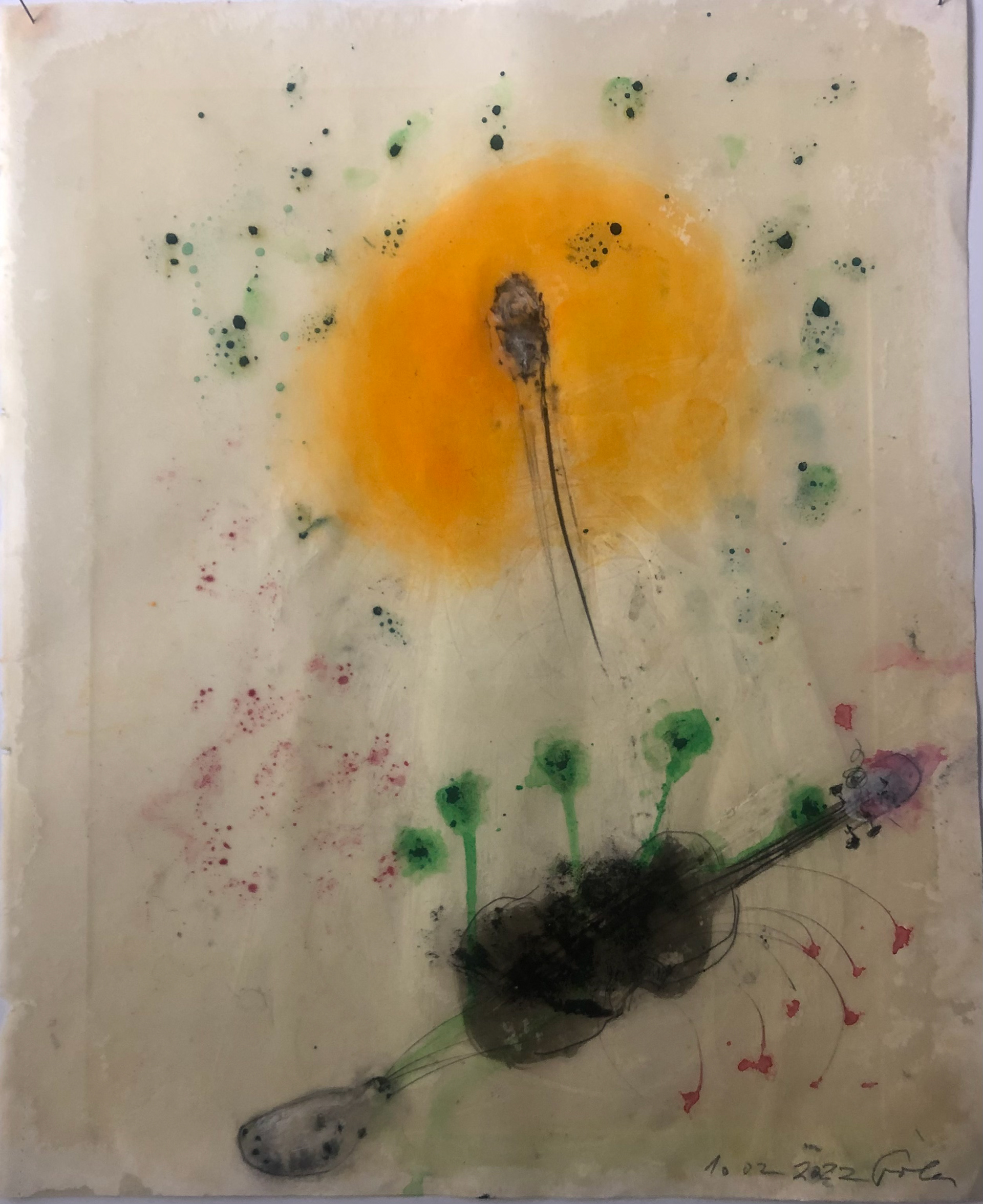 o.T., Papier, 30x40cm, 2022