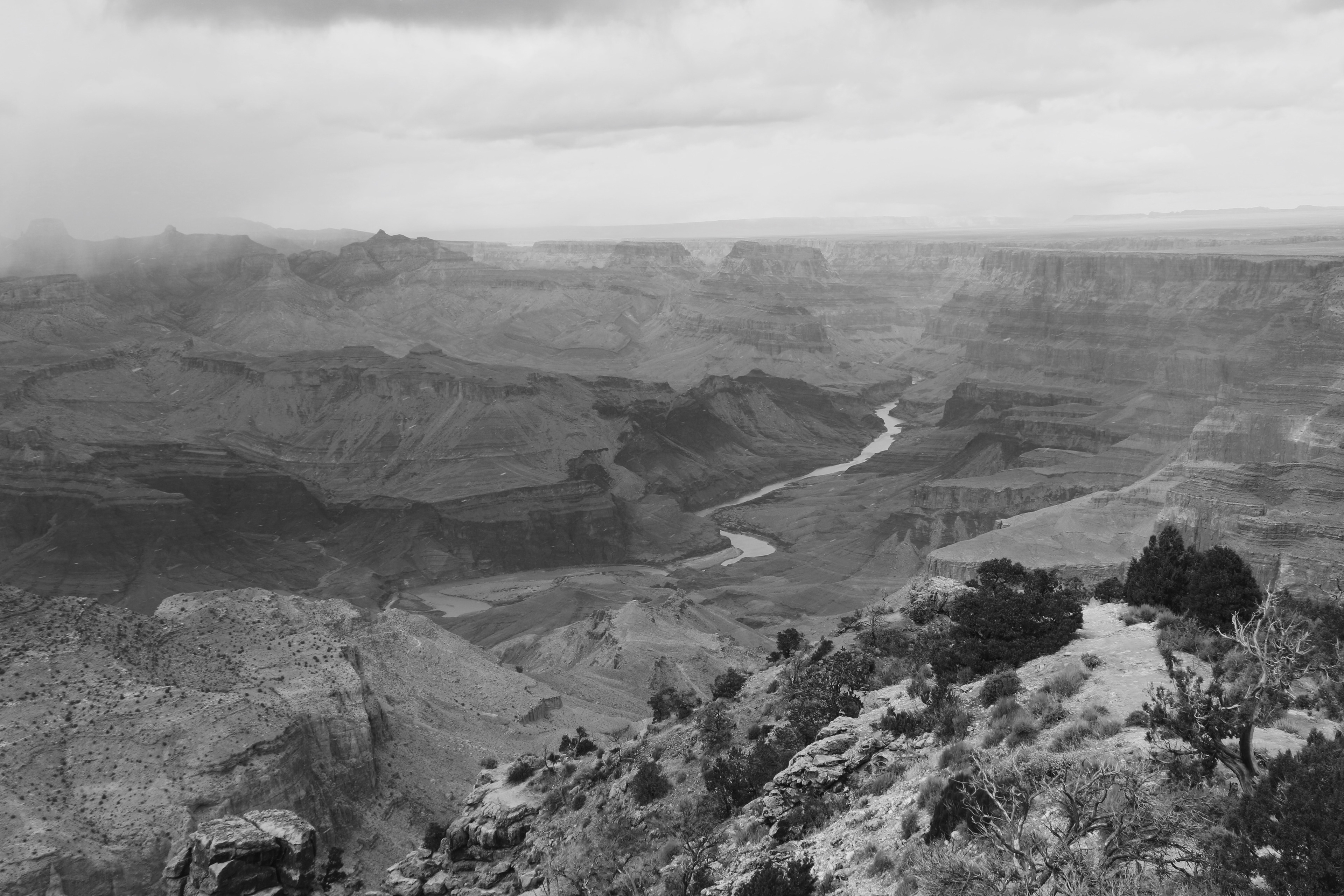 Grand Canyon from the south rim; March 2020.