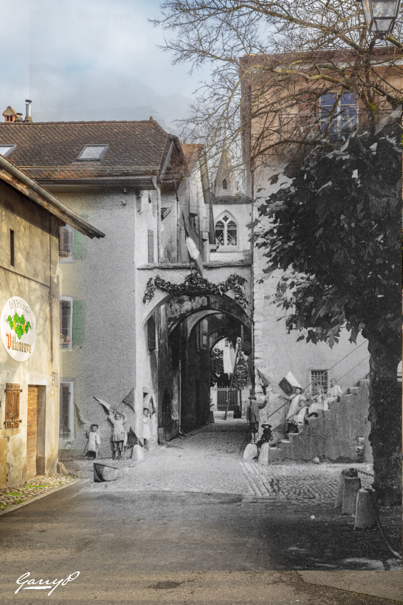 Des Arcades et enfants