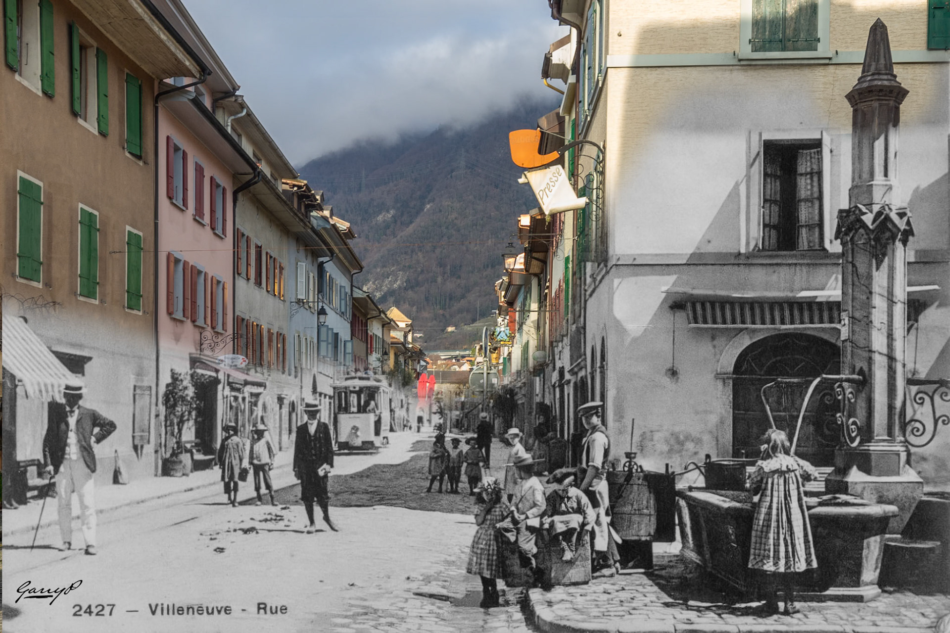 2427 - Villeneuve Rue - Phototypie Neuchatel