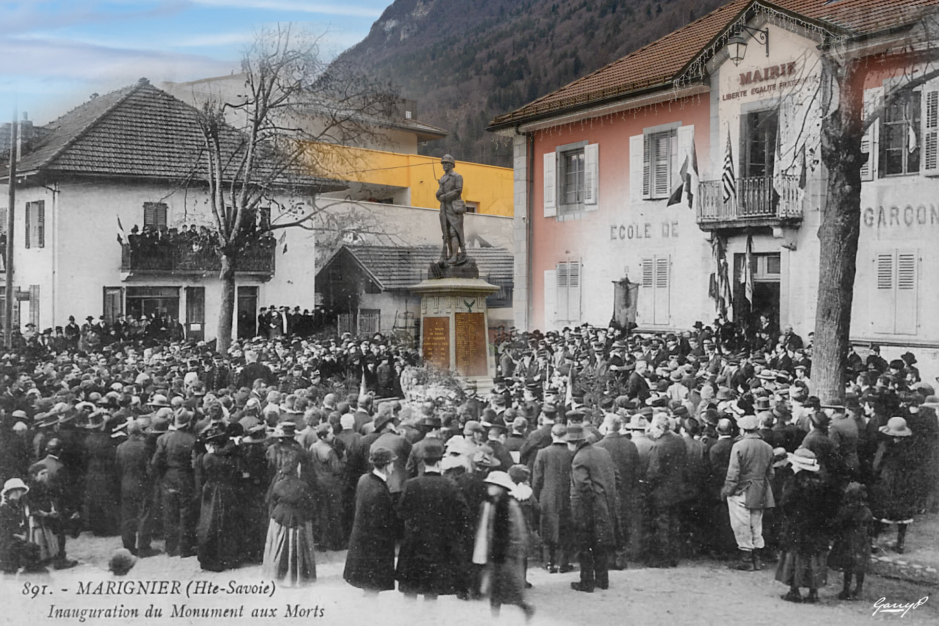 891 - Inauguration du monument aux morts