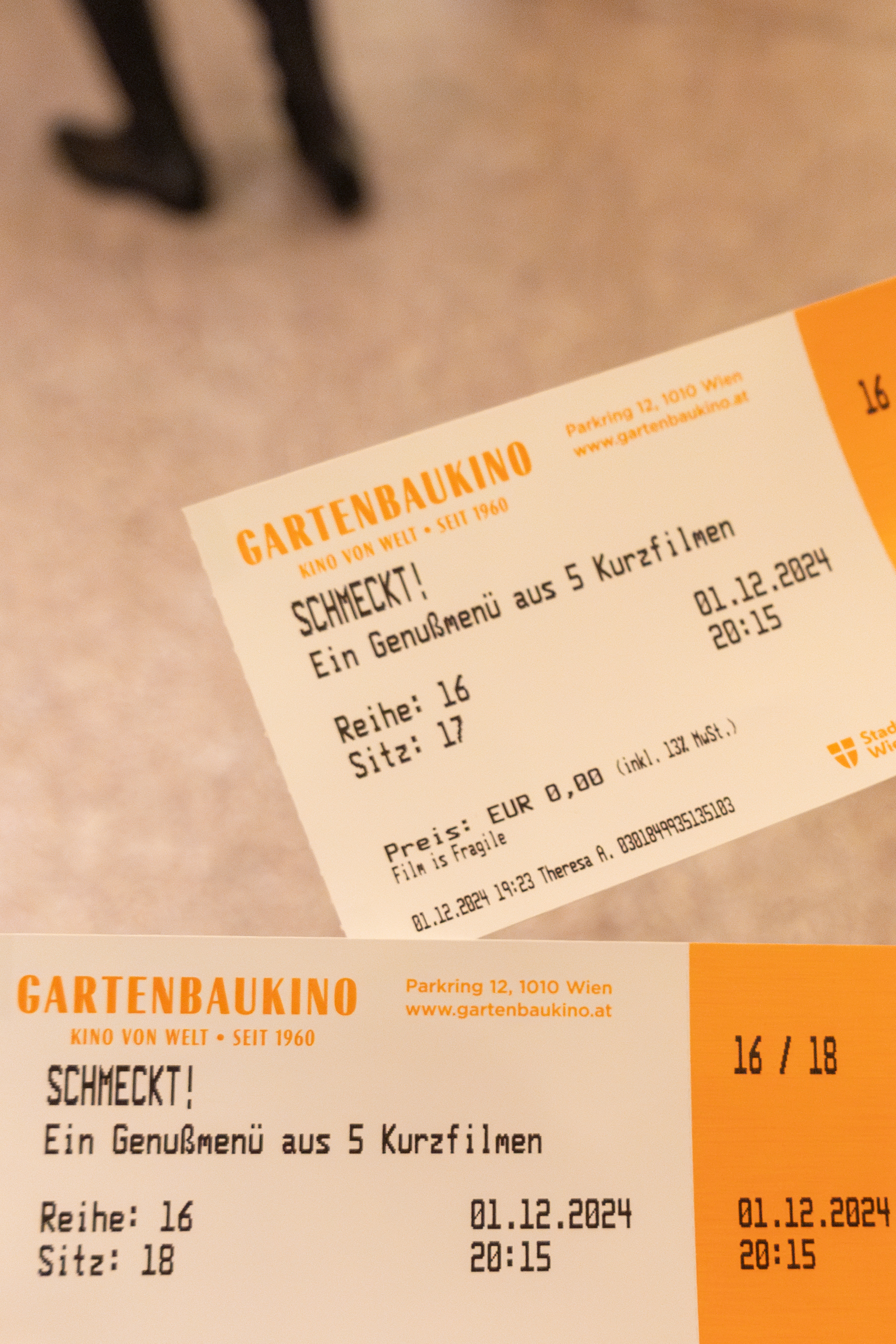 Zwei Tickets zum ersten Schmeckt!