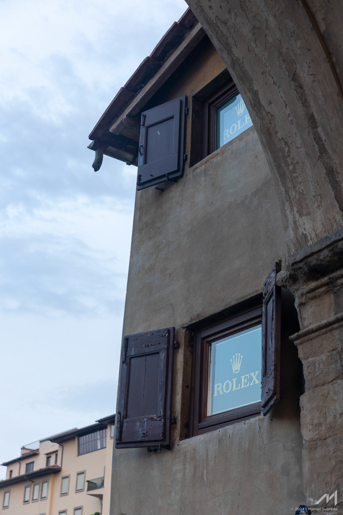 Modern brand in old structure