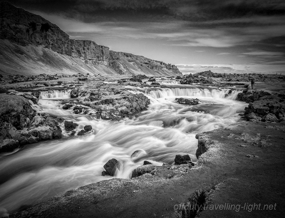 Ödhulbrúará Stream, South Iceland